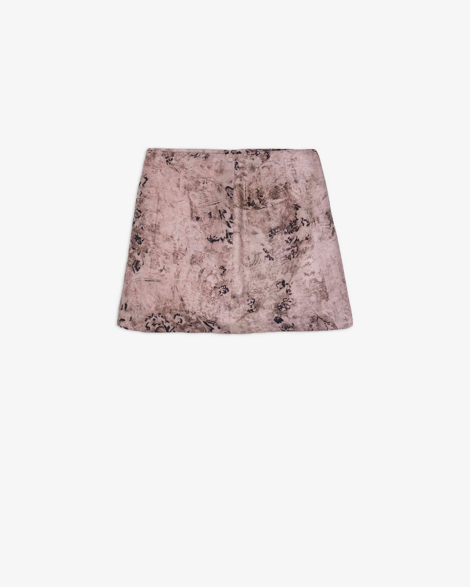 SILK TAPESTRY PRINT MINI SKIRT