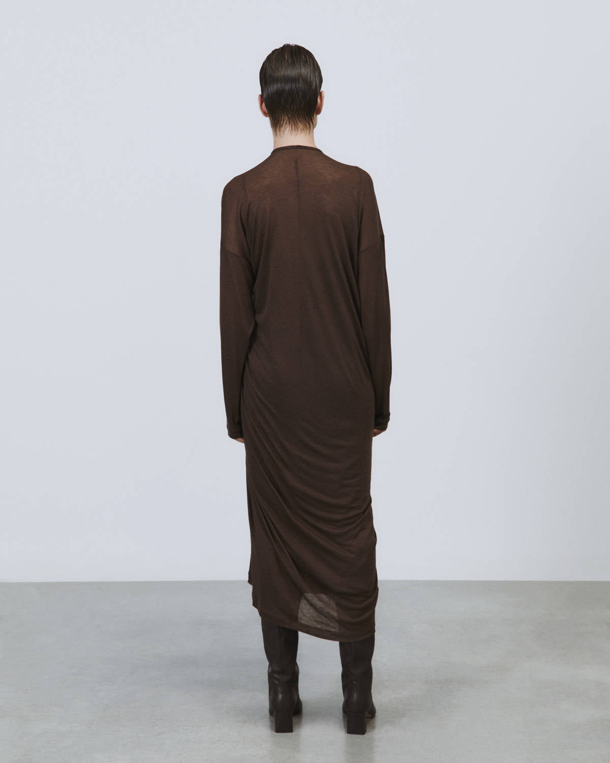 JERSEY DRESS WITH KNOT