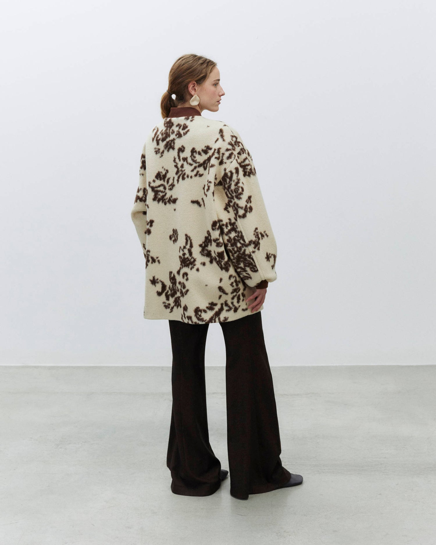 LONG TAPESTRY FUR BOMBER