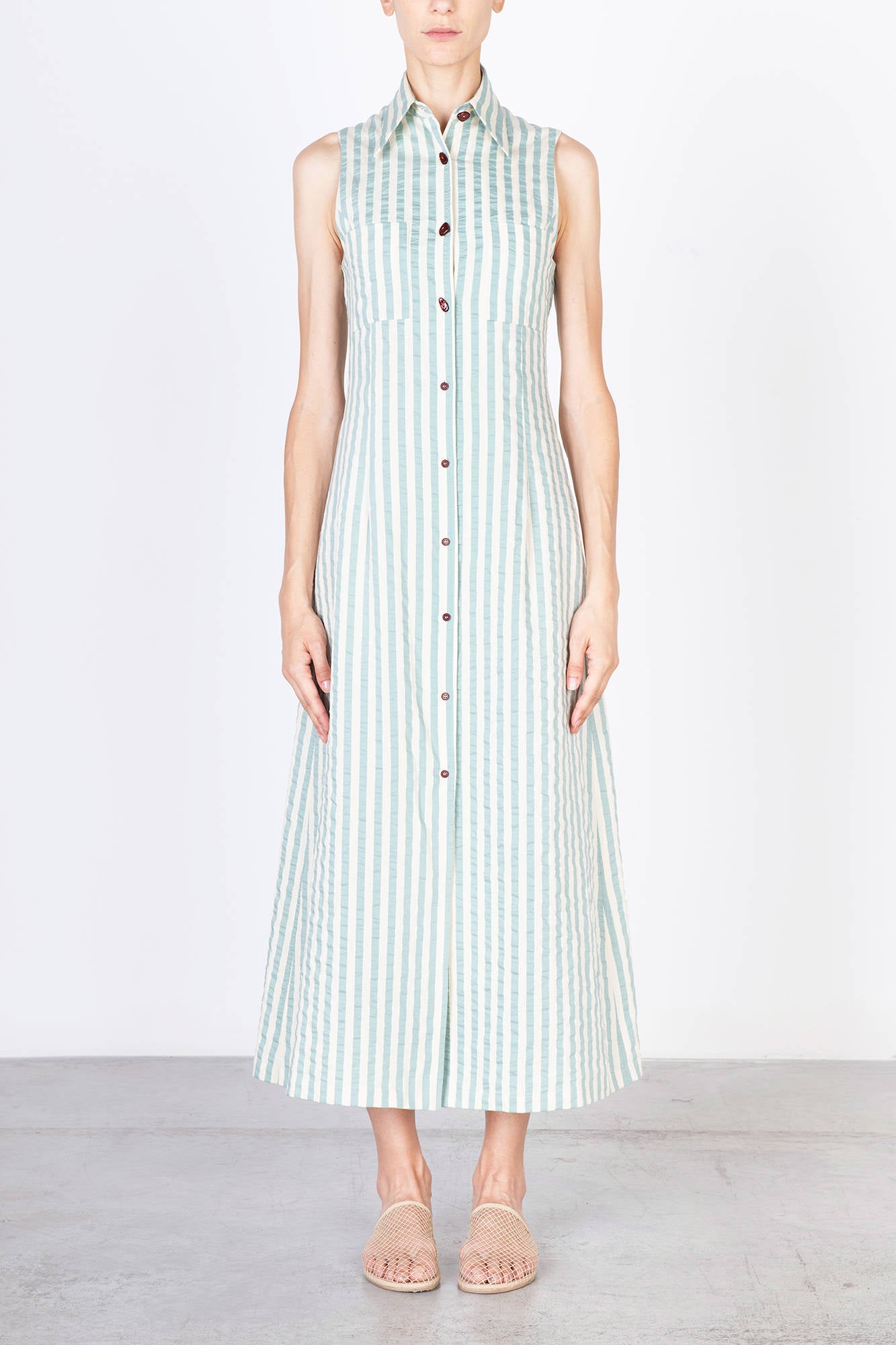 COLORFUL STRIPES CHEMIS DRESS