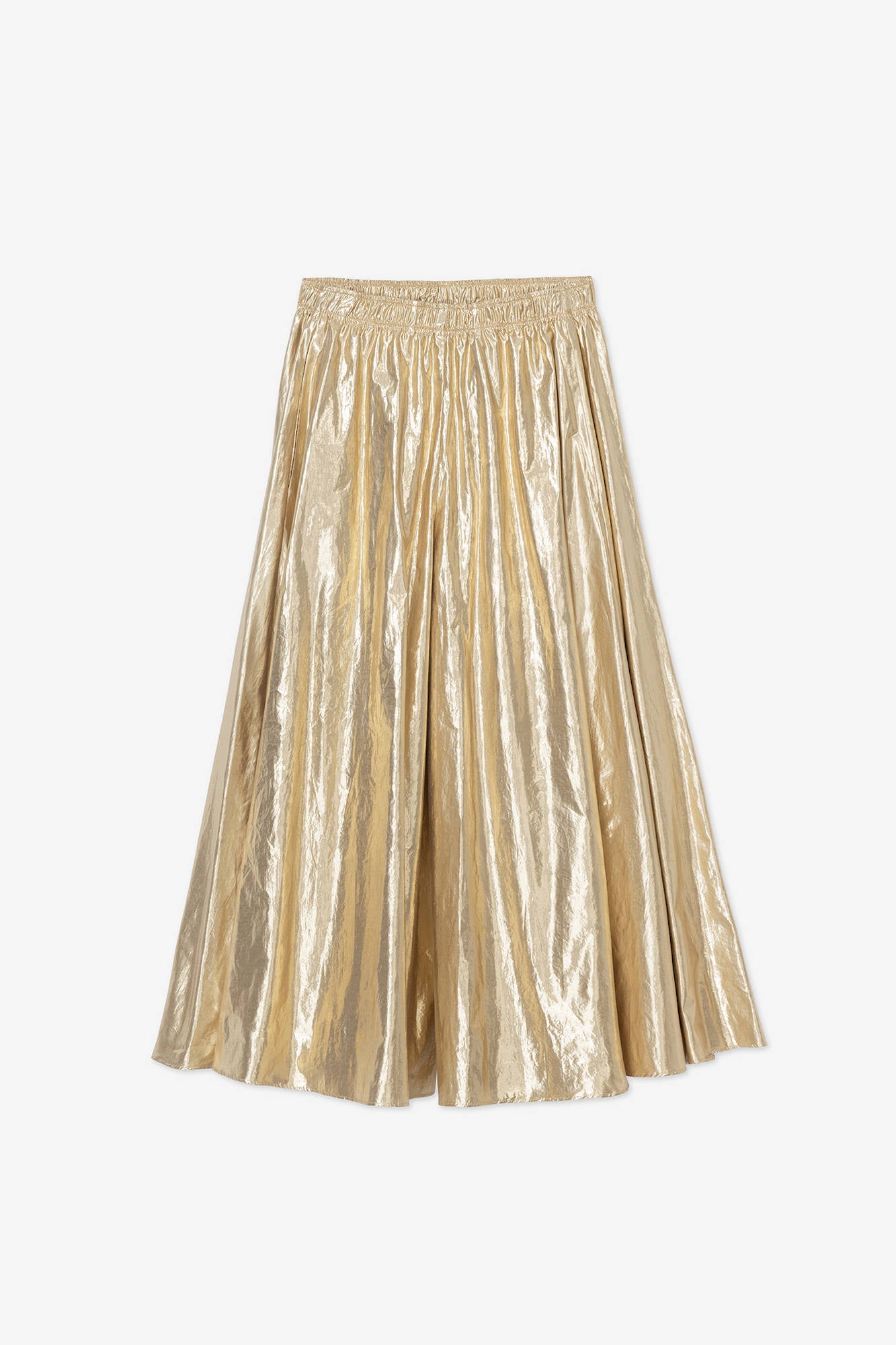 MAXI PANTS SHINY Gold