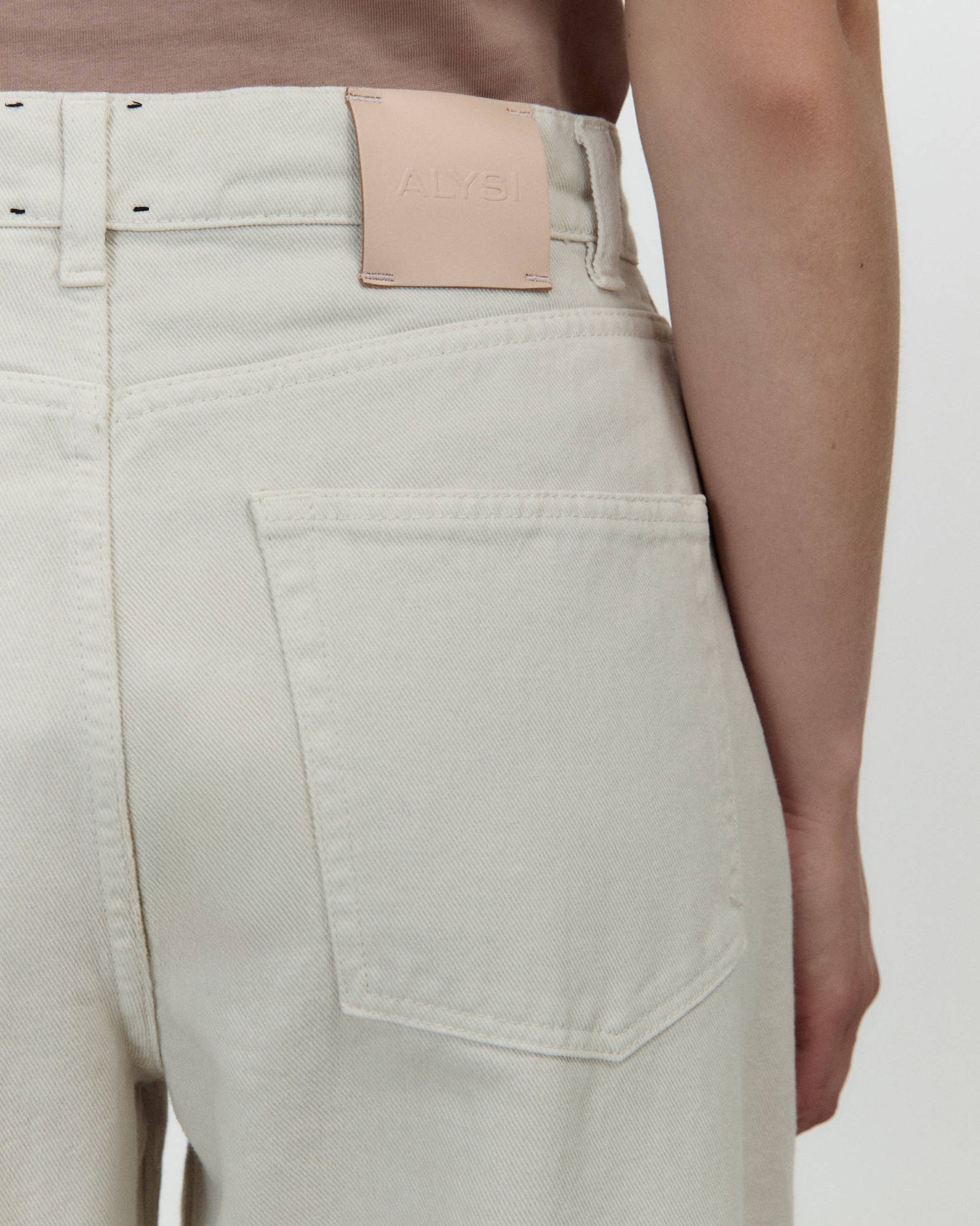 BARREL DENIM TROUSERS