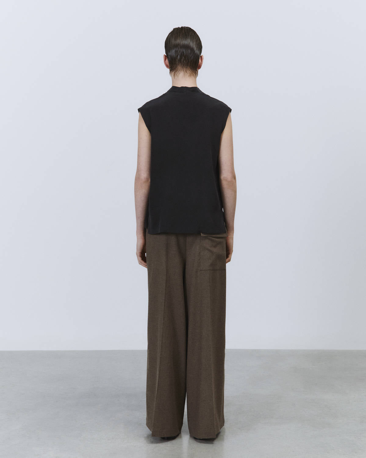 ASYMMETRIC SILK TOP