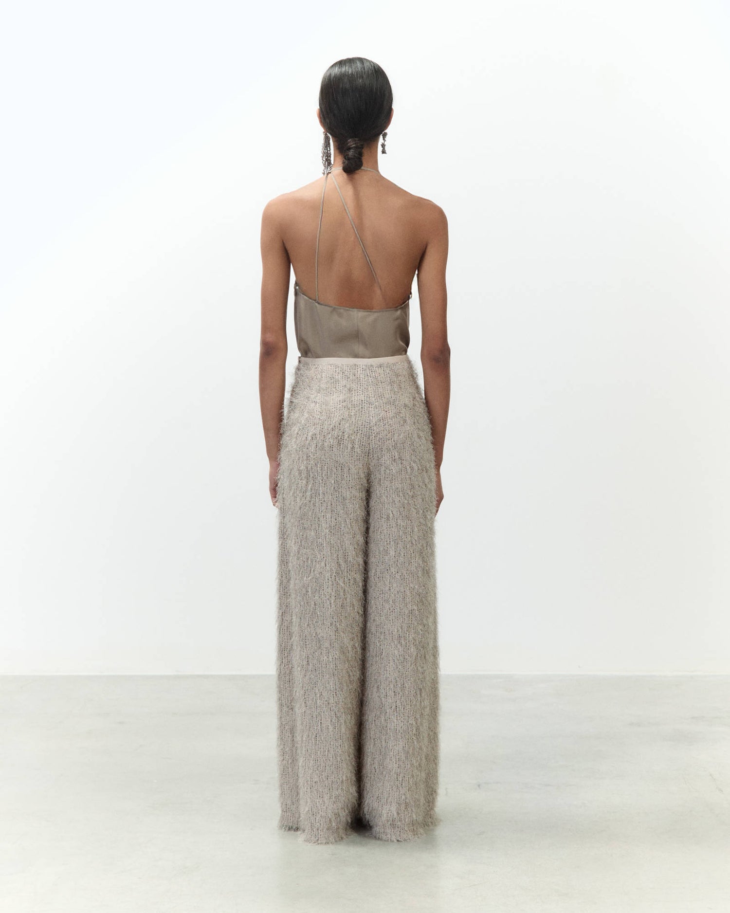 PANTALONE FRANGE POIS