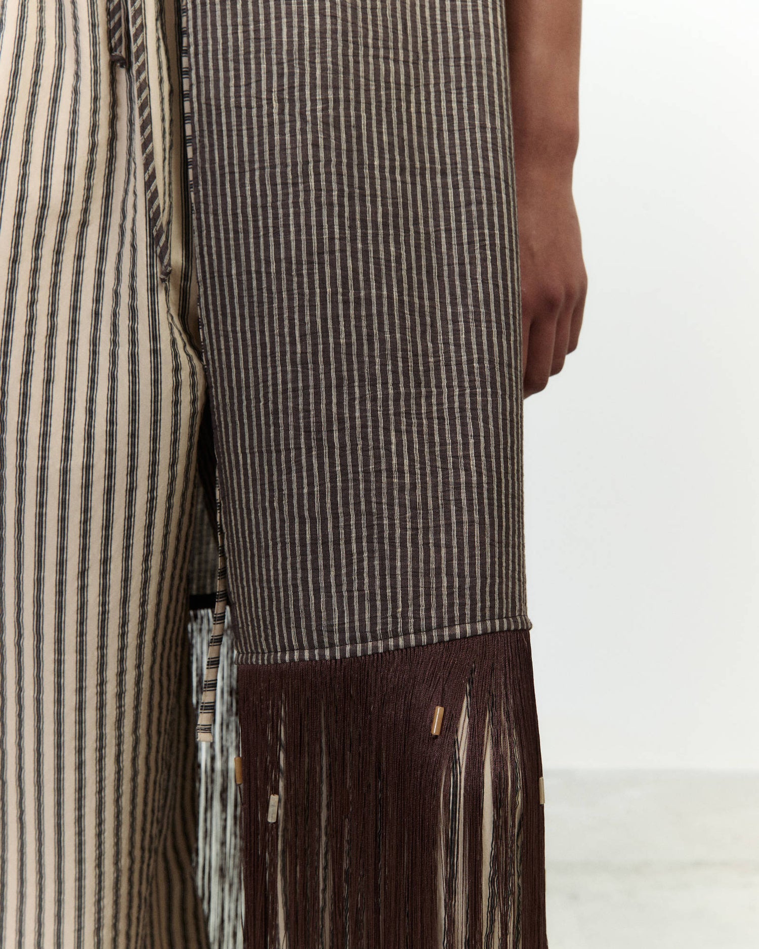 LONG VEST WITH FRINGES