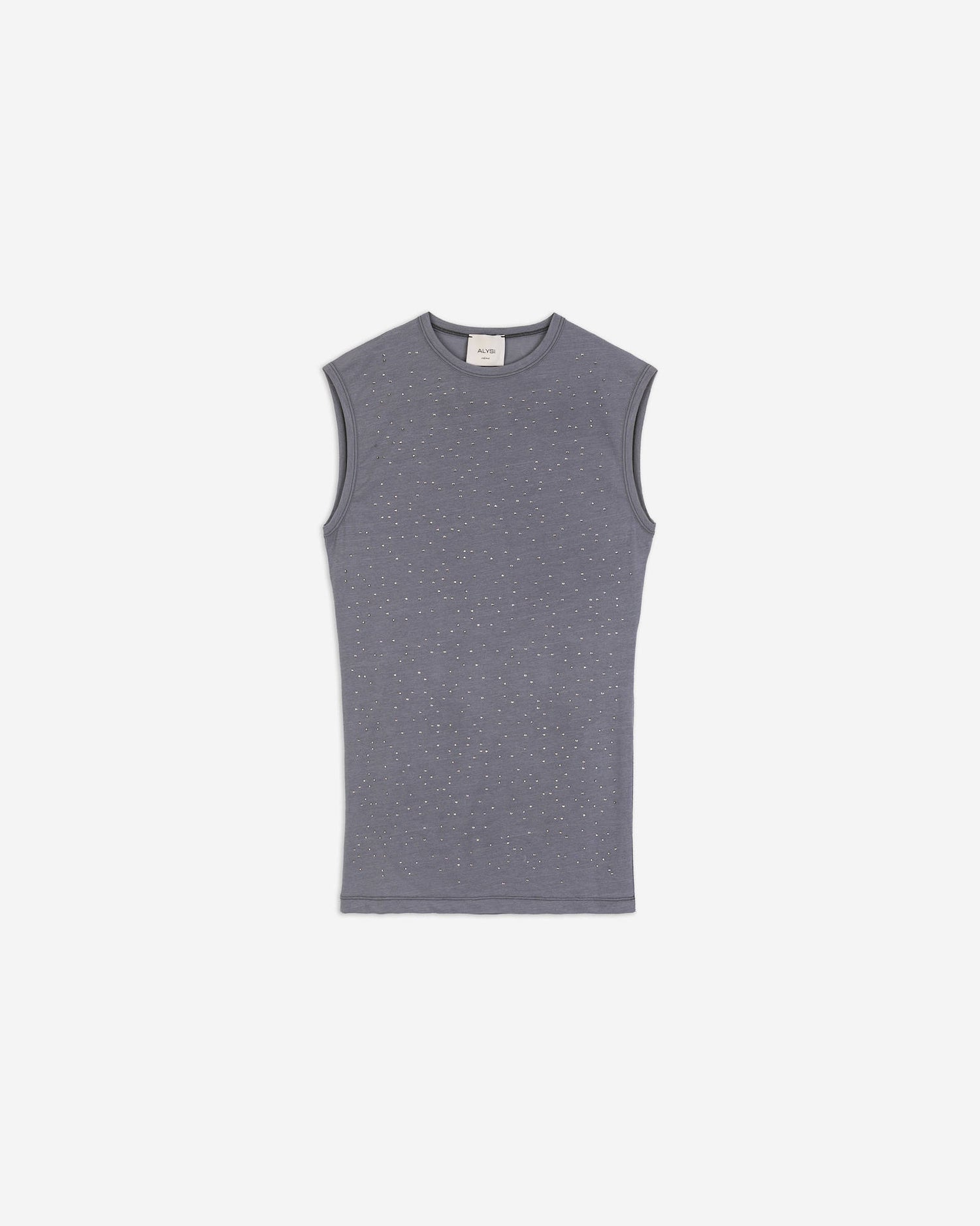 JERSEY TOP WITH RHINESTONE