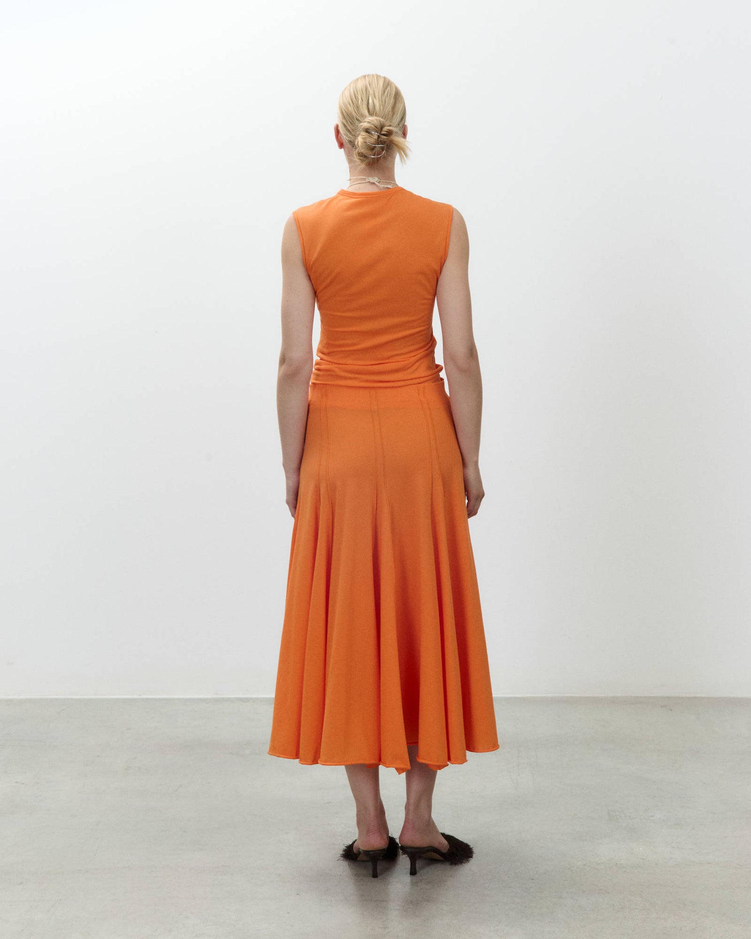 JERSEY SKIRT WITH PANELS