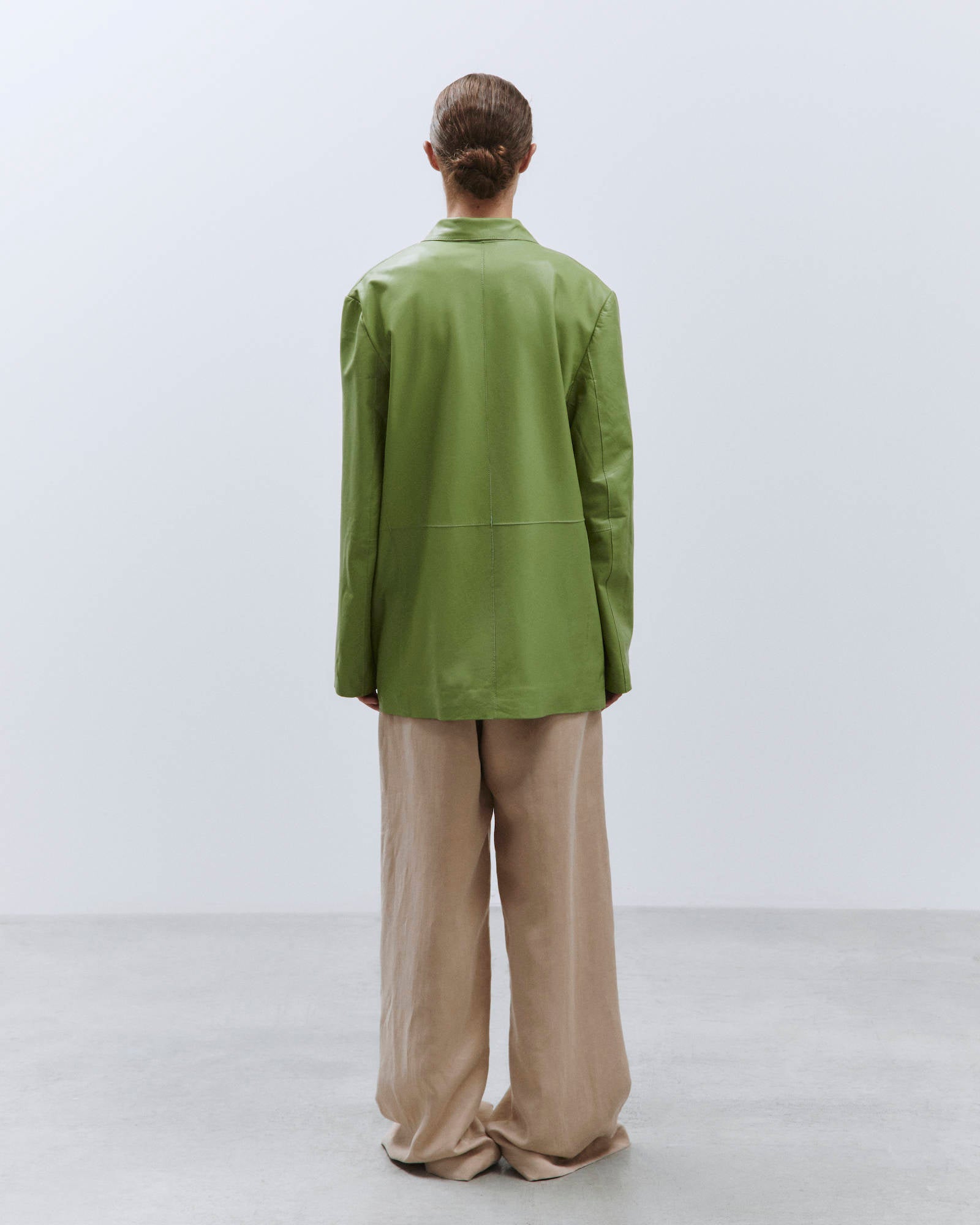MATCHA MATCHA LEATHER BLAZER