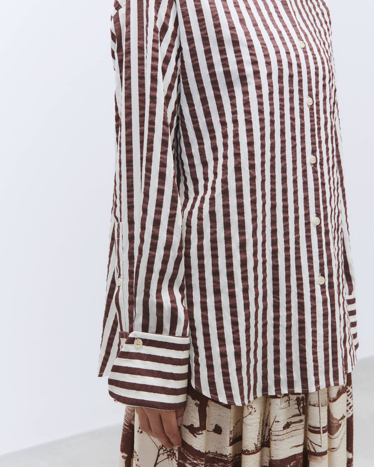 COLOURFUL STRIPES OVER BAROLO SHIRT