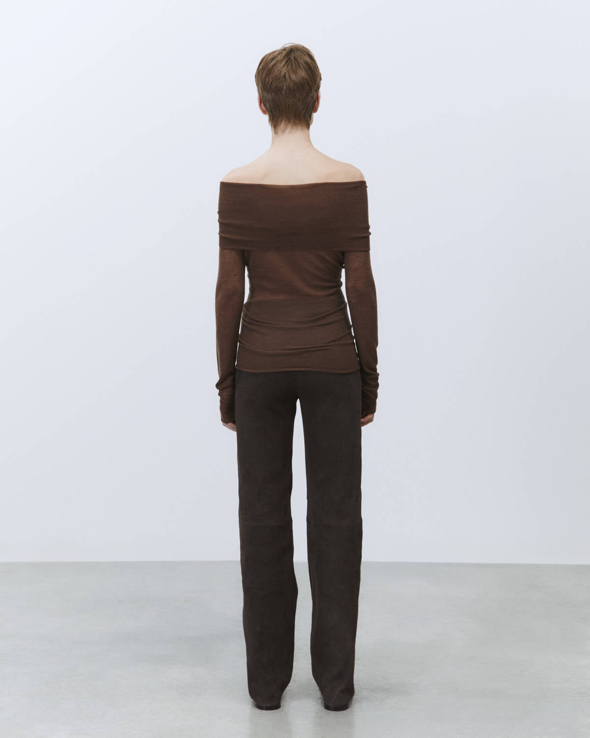 EXTRAFINE WOOL KNIT TOP