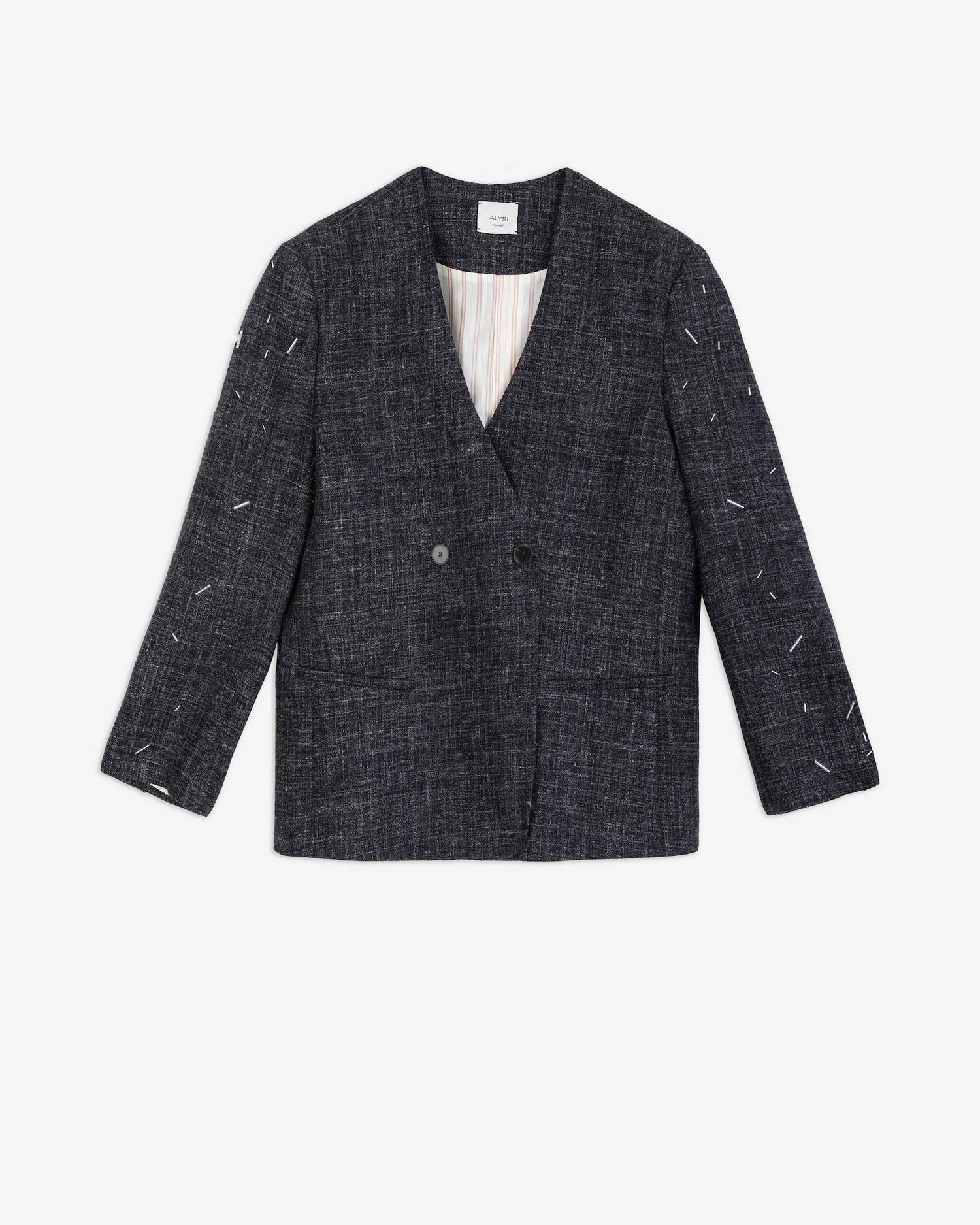 WOOL EMBROIDERY JACKET
