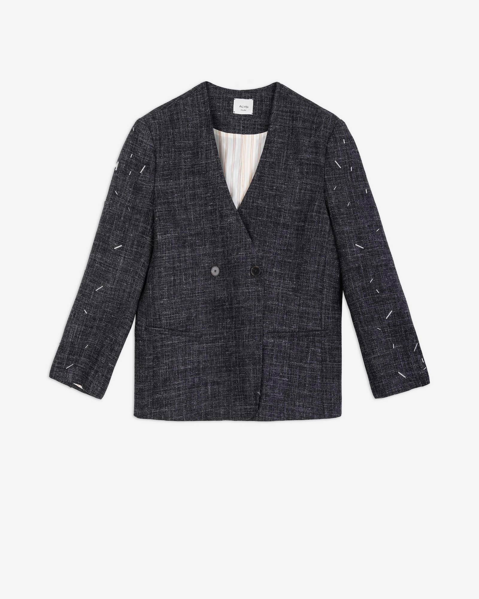 WOOL EMBROIDERY JACKET