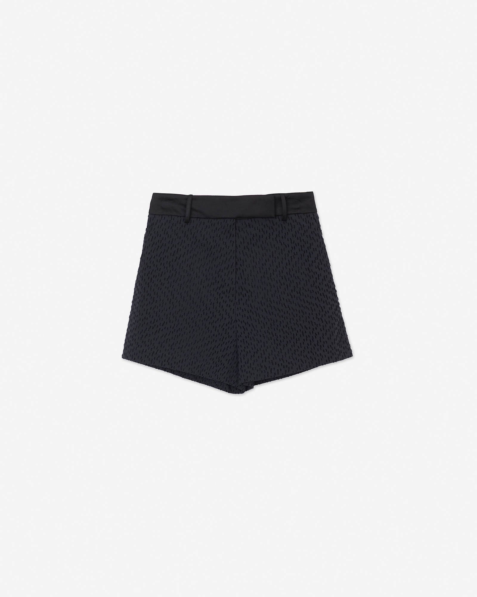 JACQUARD TAILORED SHORTS Night
