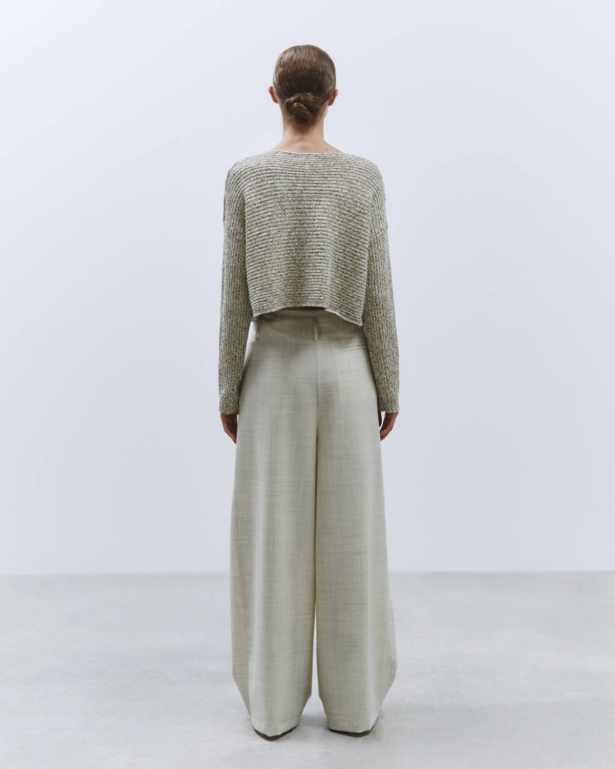 TAILORED TROUSERS VIRGIN WOOL Grey