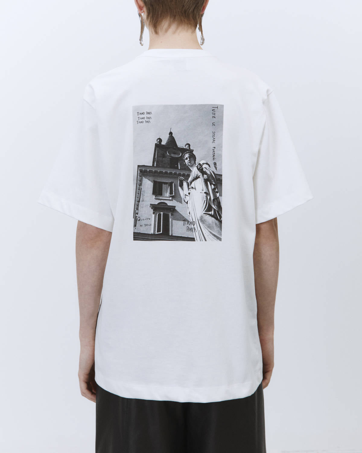 ROME PRINT OVERSIZED T-SHIRT