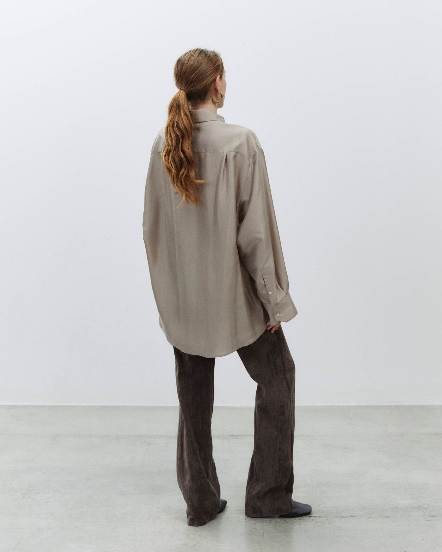 OVERSIZED SILK SHIRT