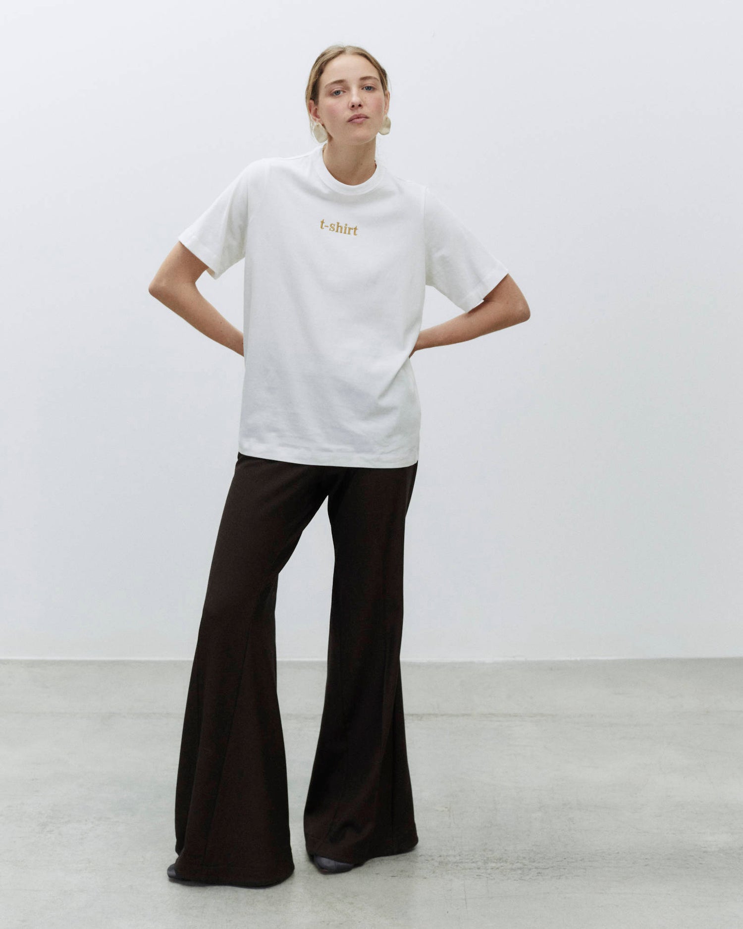 EMBROIDERED COTTON T-SHIRT