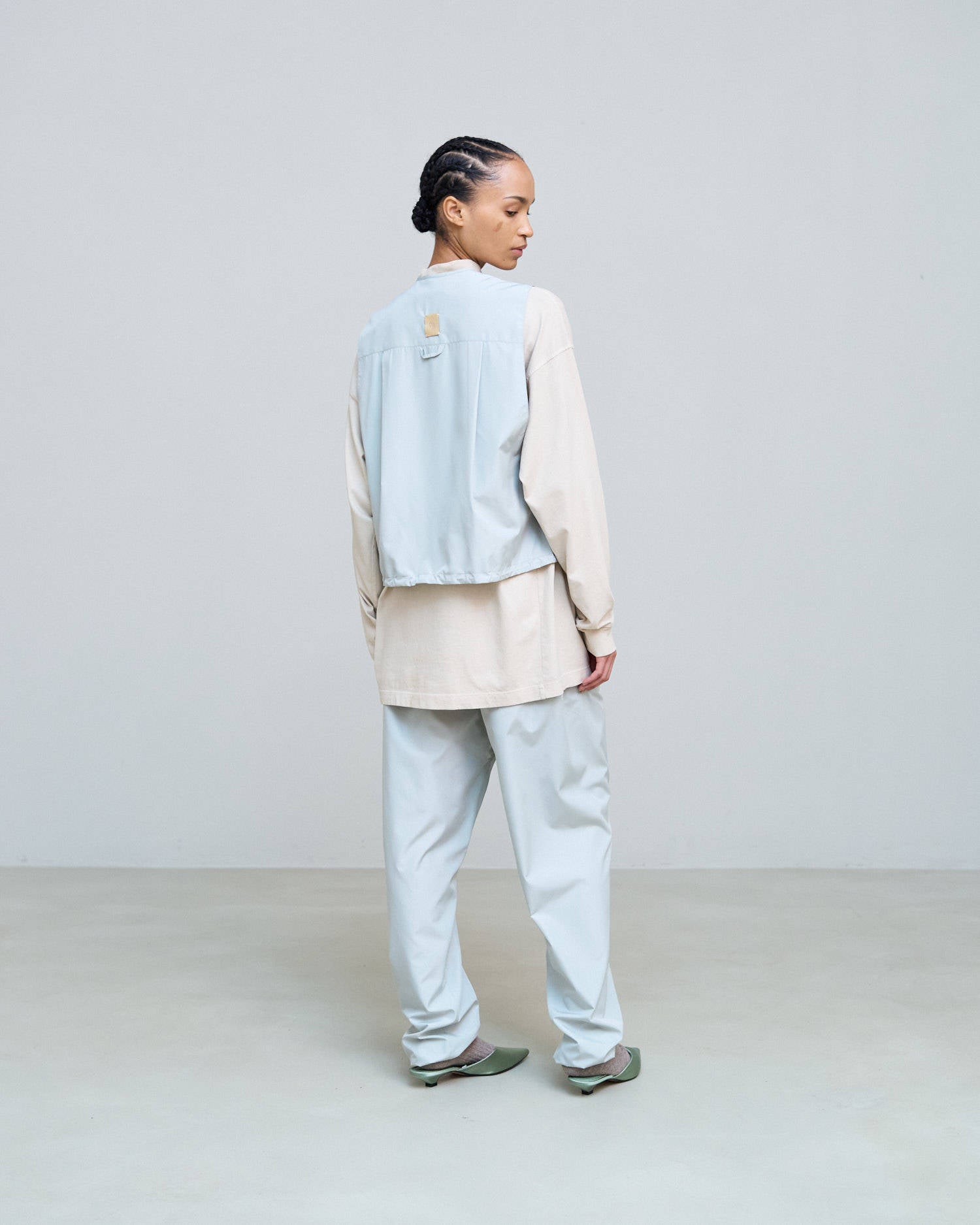 NYLON VEST Sage