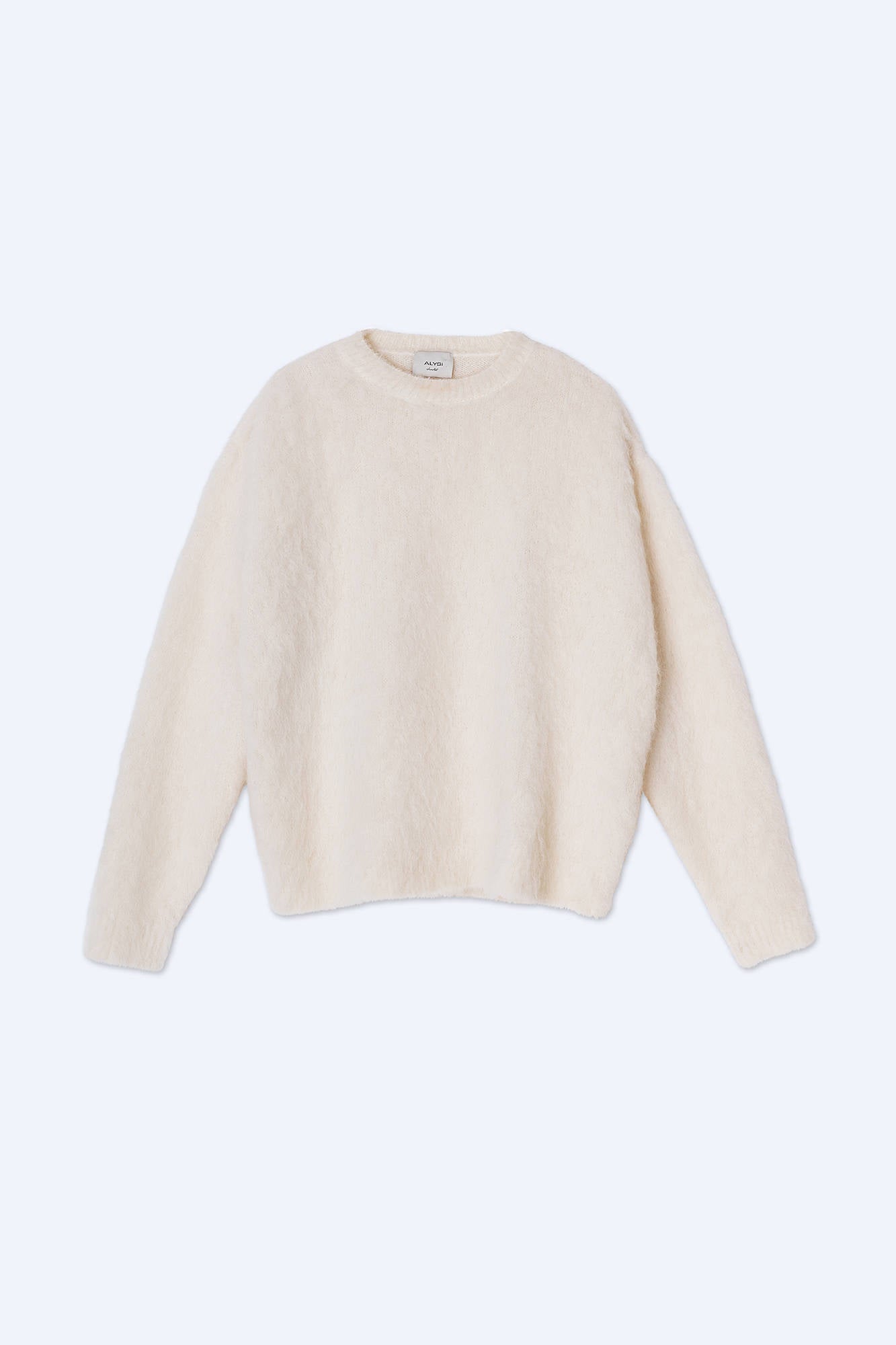 CREW NECK ALPACA MIX SWEATER