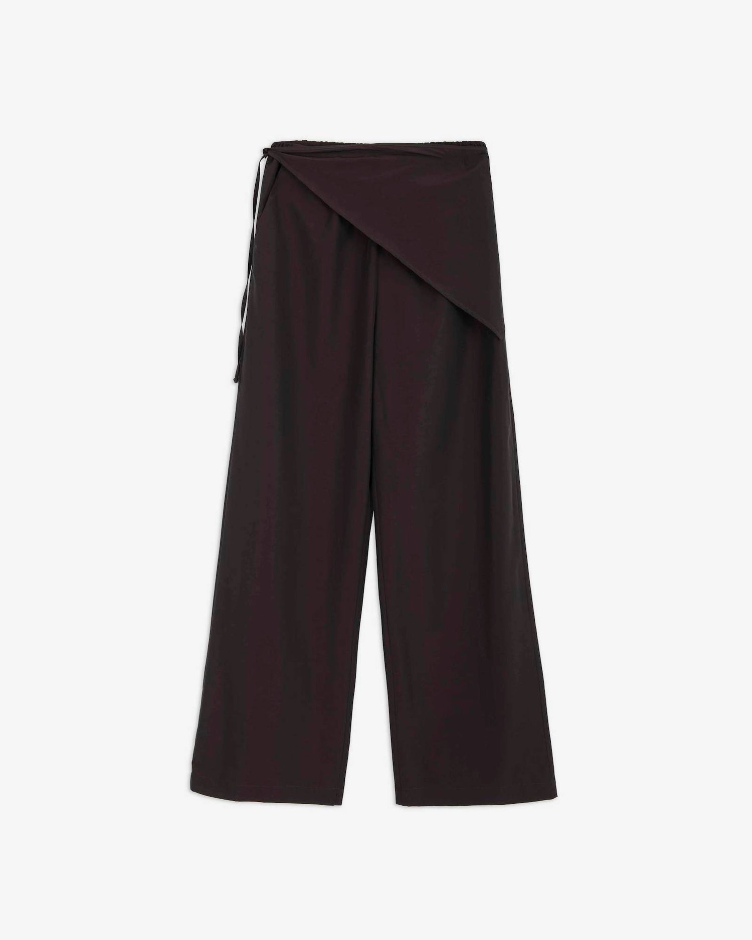 WOOL TROUSERS WITH BELT