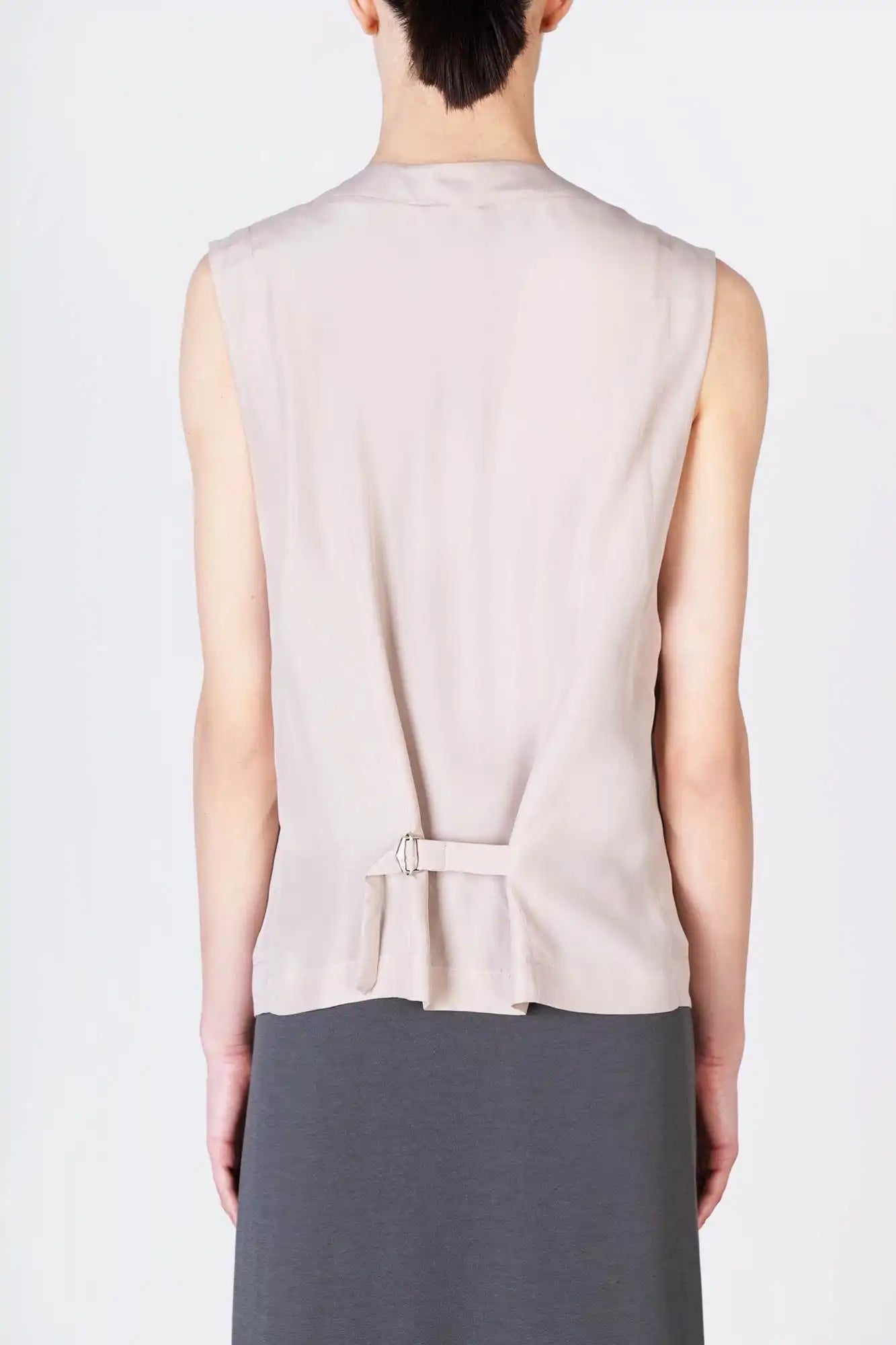 GILET IN SETA HABUTAY