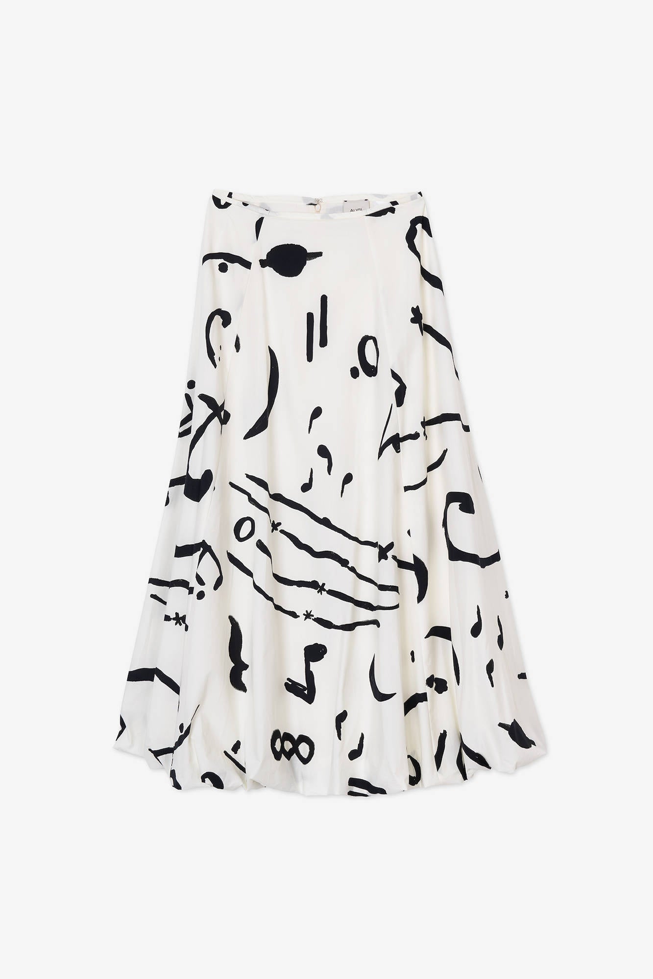 MAXI SKIRT BALLOON PRINTED COTTON