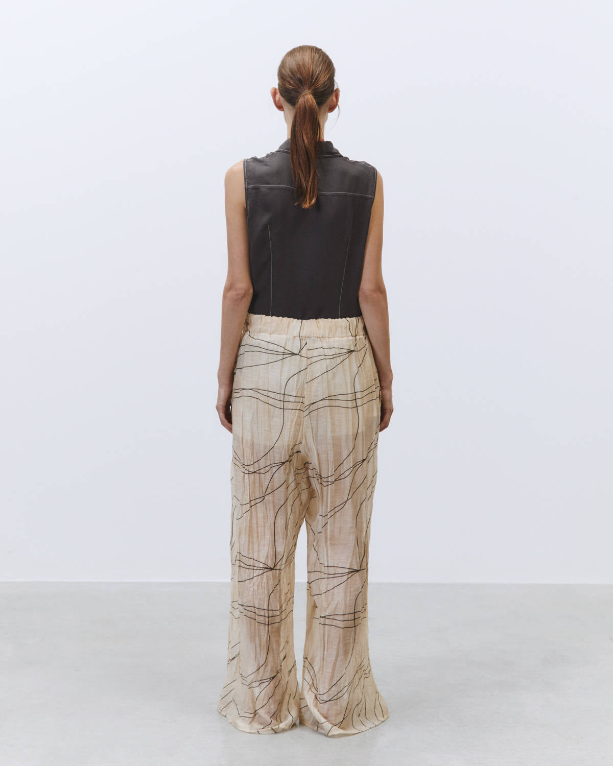 MEDITERRANEAN WIDE MERINGUE PANTS
