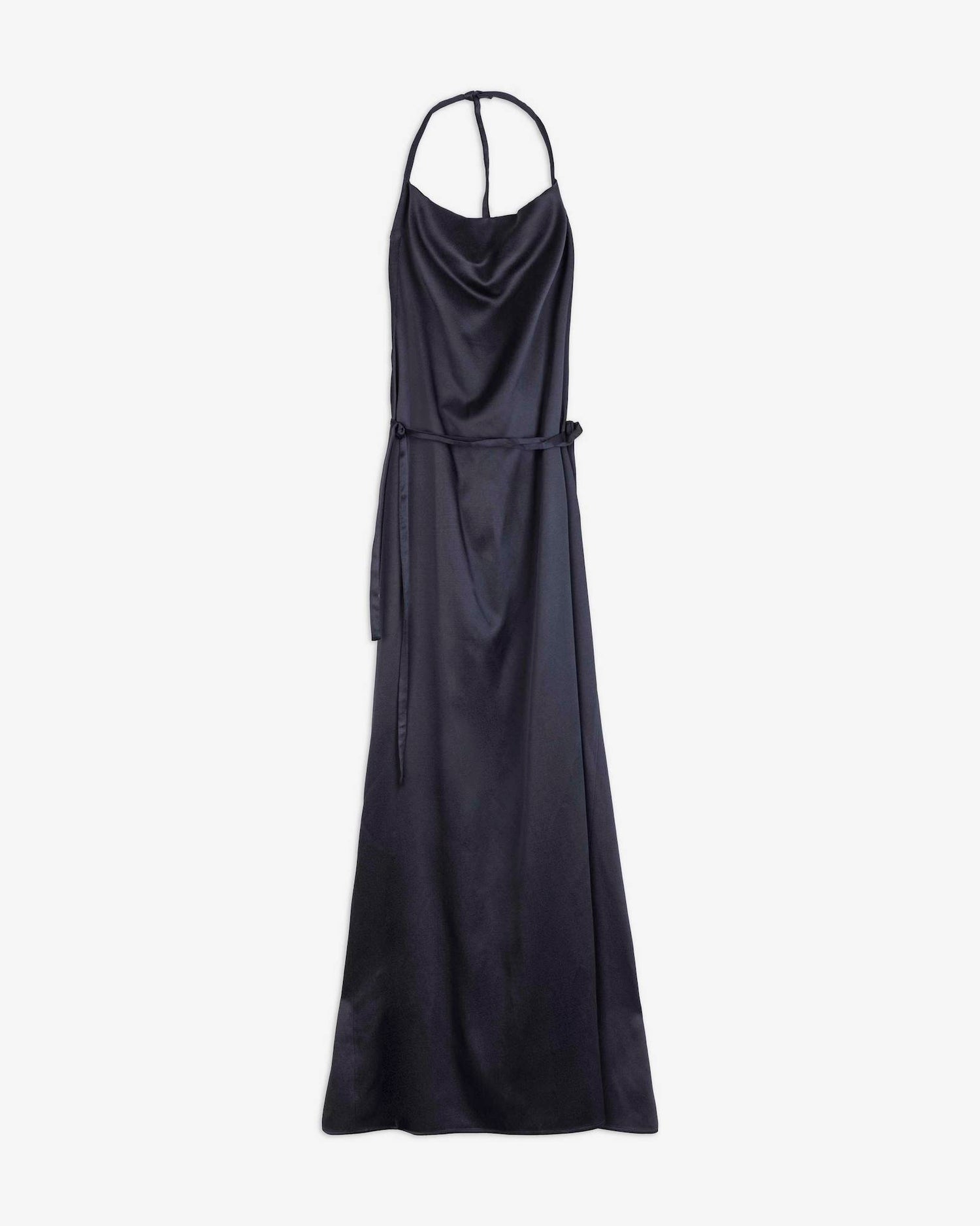 LONG SATIN DRESS