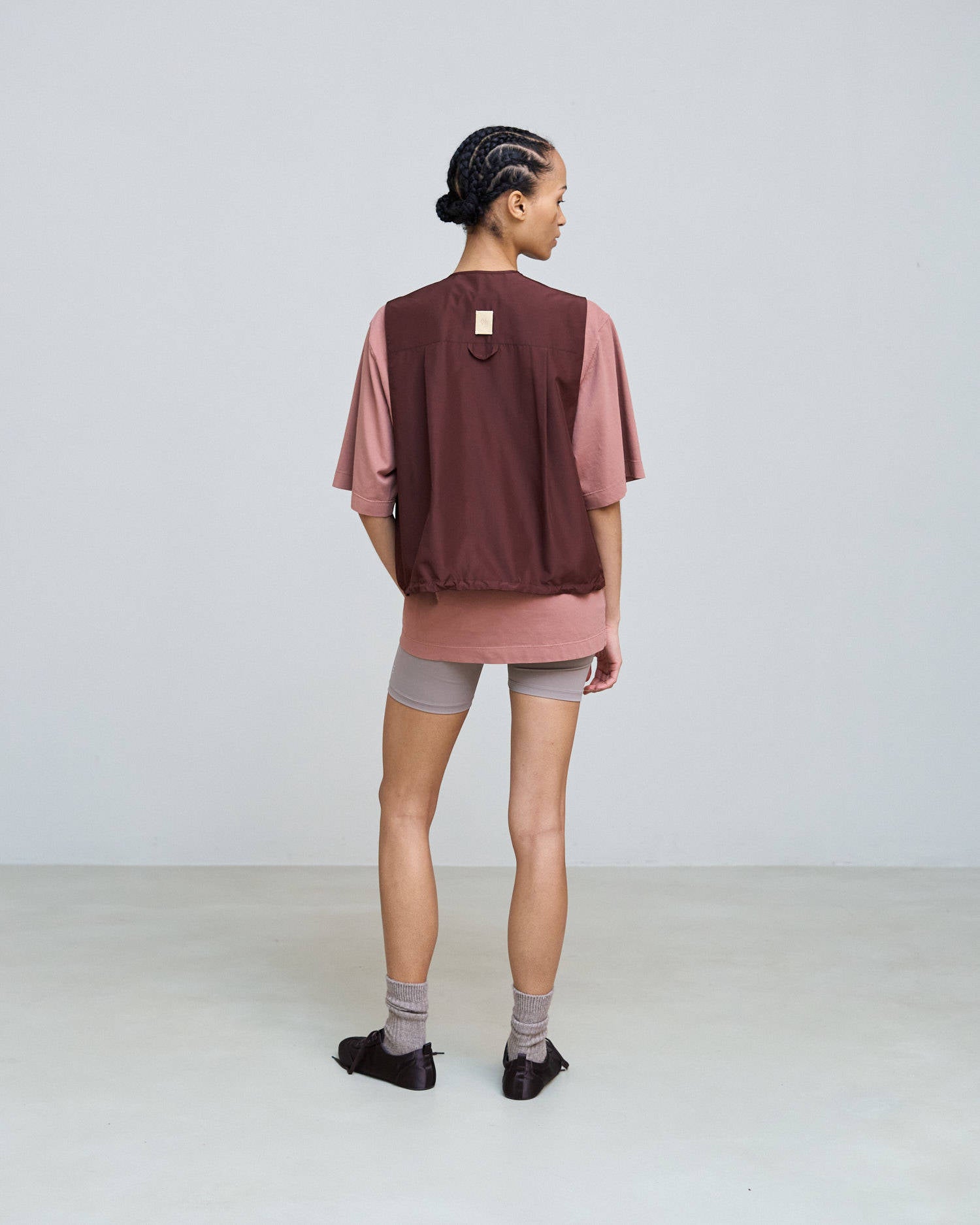 NYLON VEST Choco