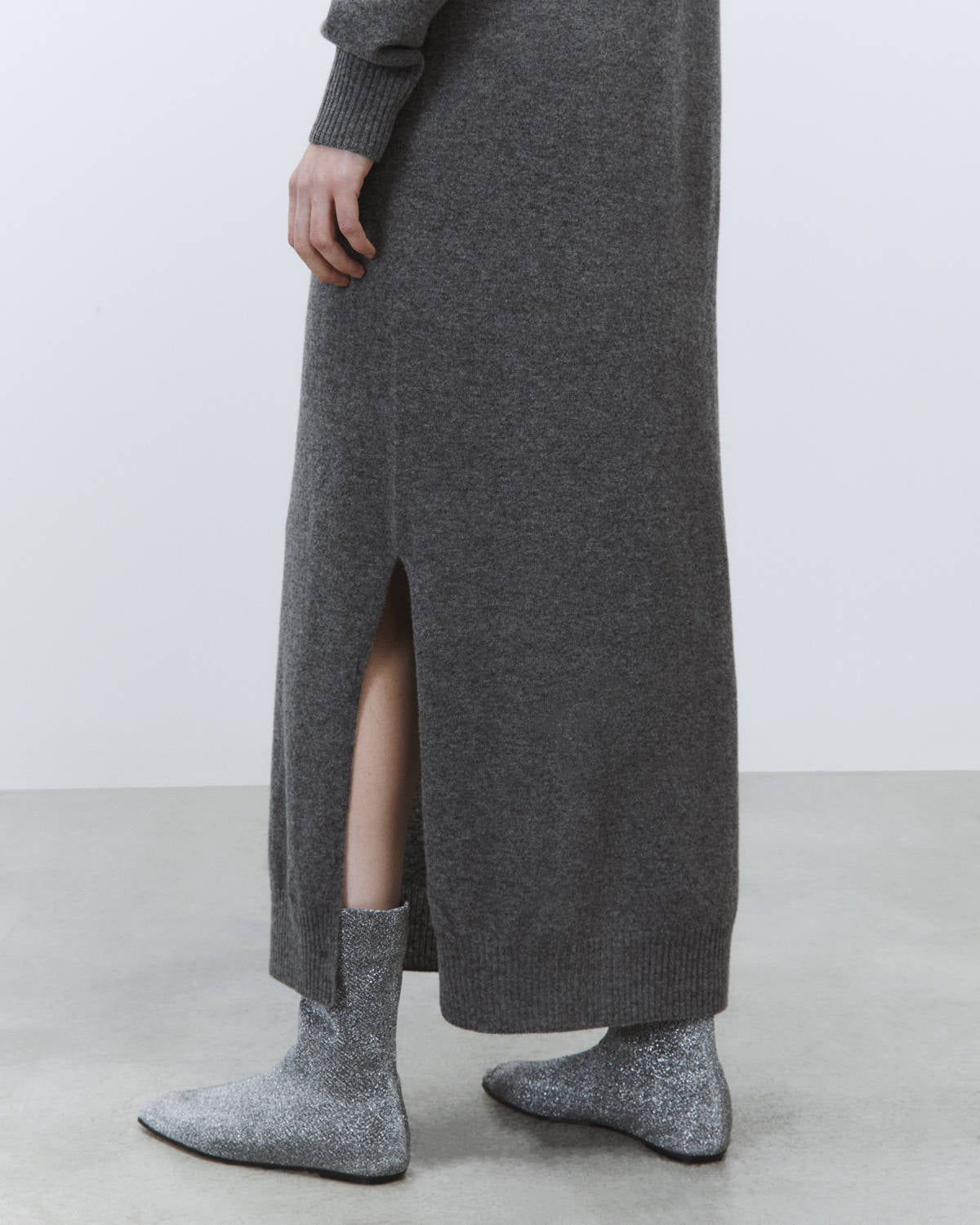 MAXI CASHMERE DRESS