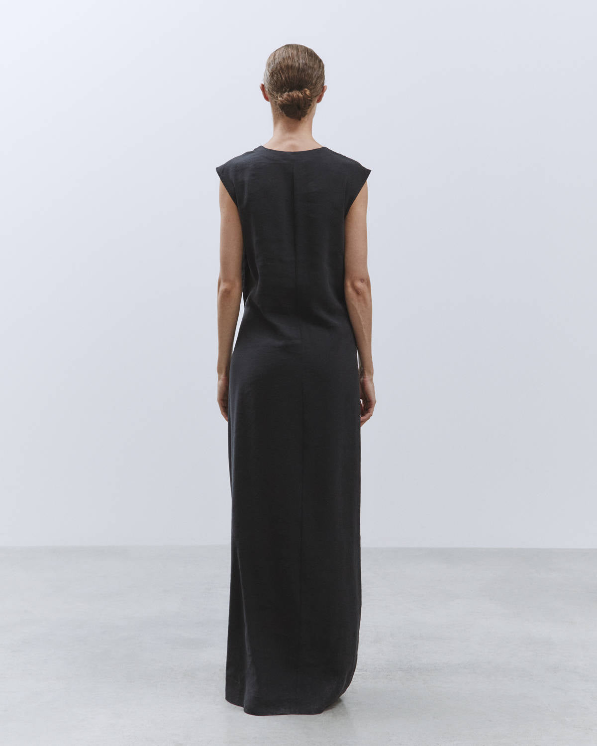FLUID CHEMISIER DRESS Black