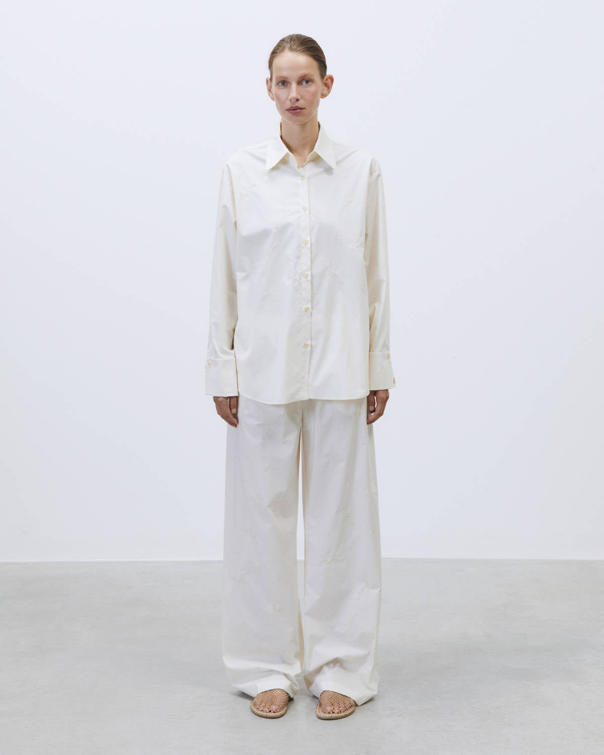 POPLIN SHIRT EMBROIDERY CURIOSIT