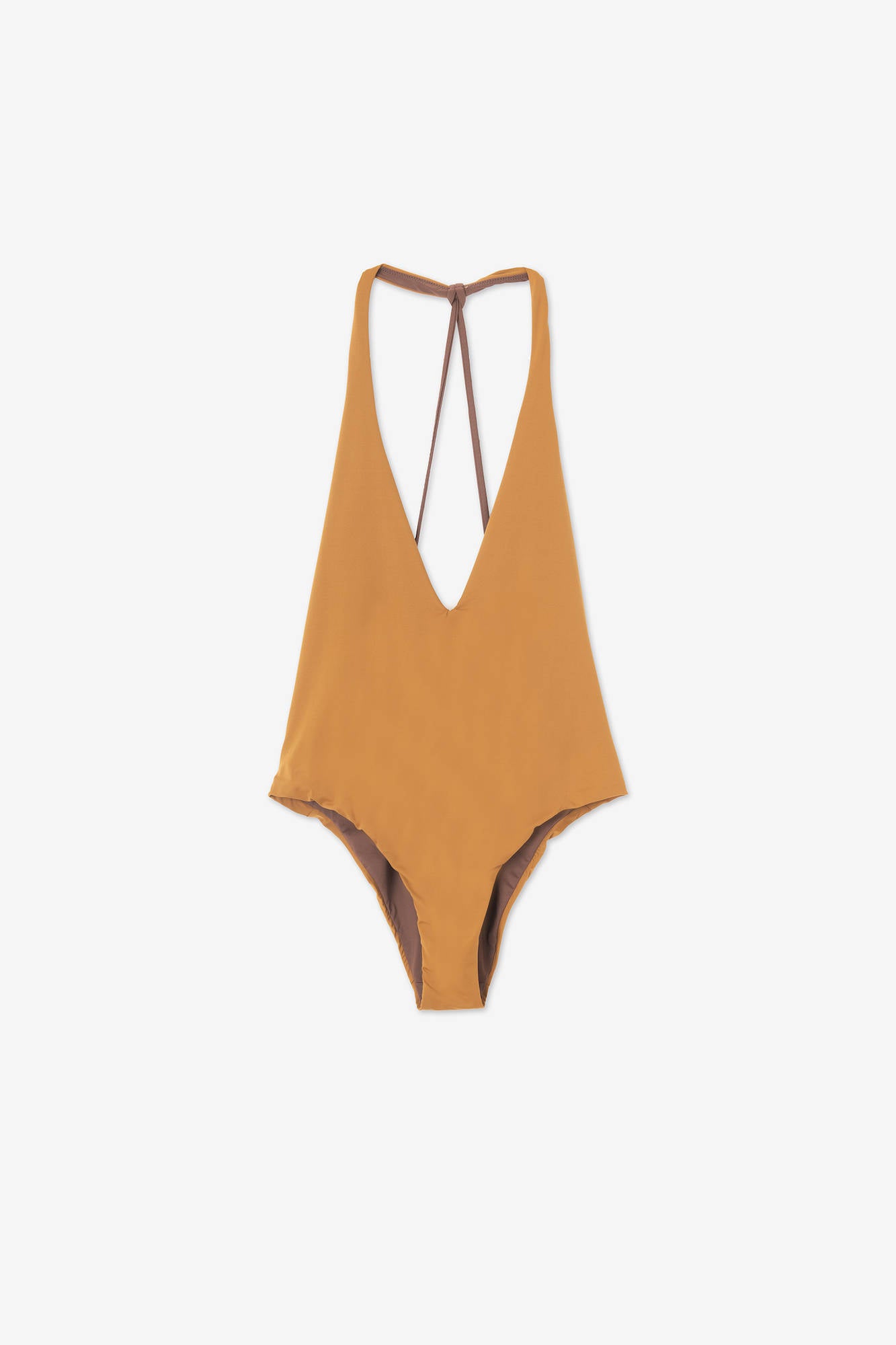 V-NECK ONE-PIECE SWIMSUIT