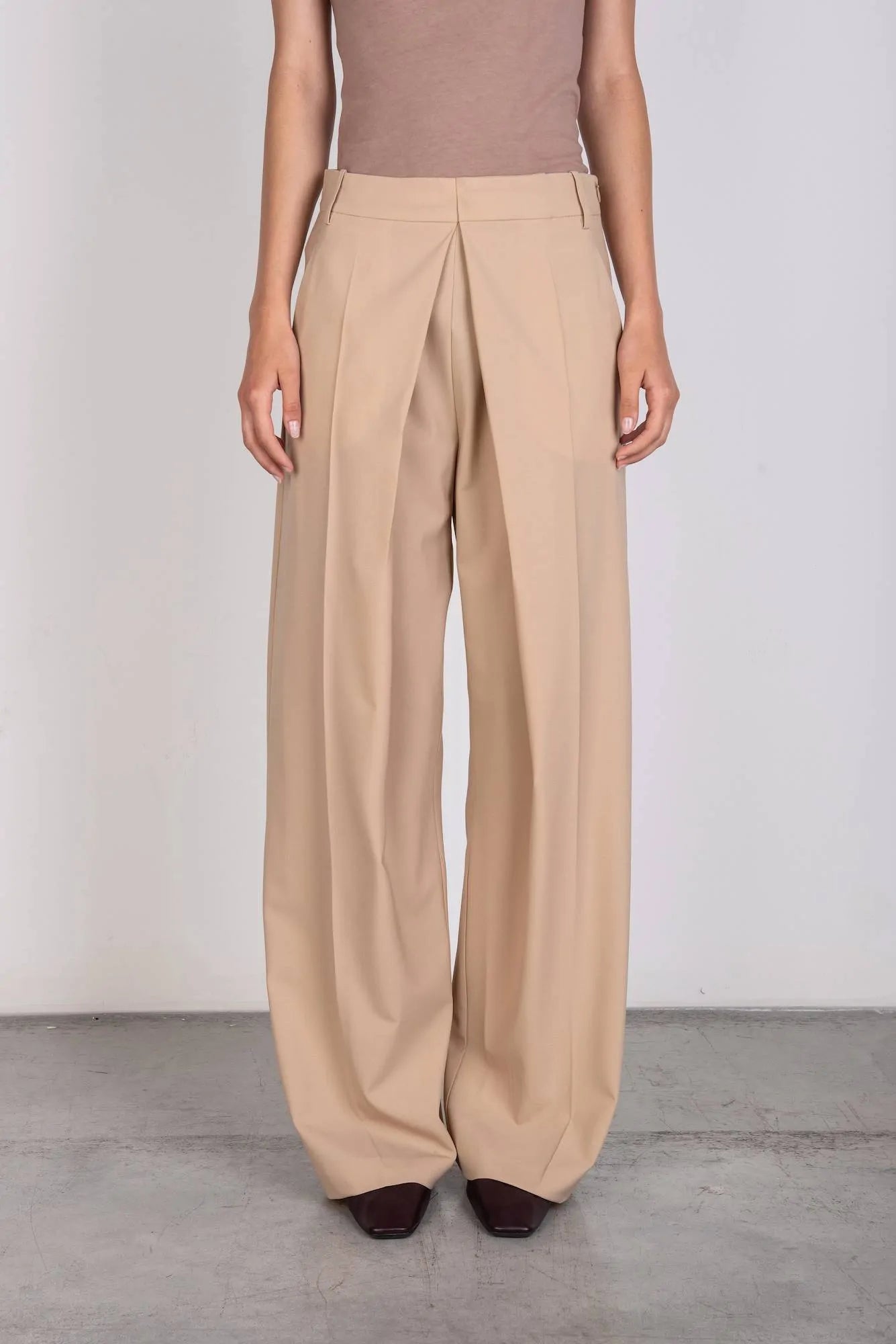 STRETCH WOOL TROUSERS