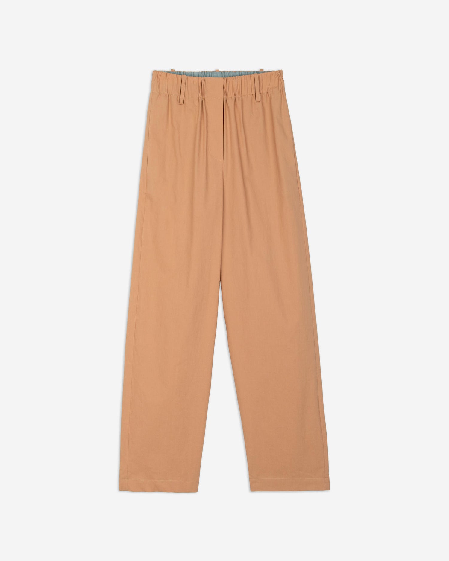 REGULAR POPLIN TROUSERS