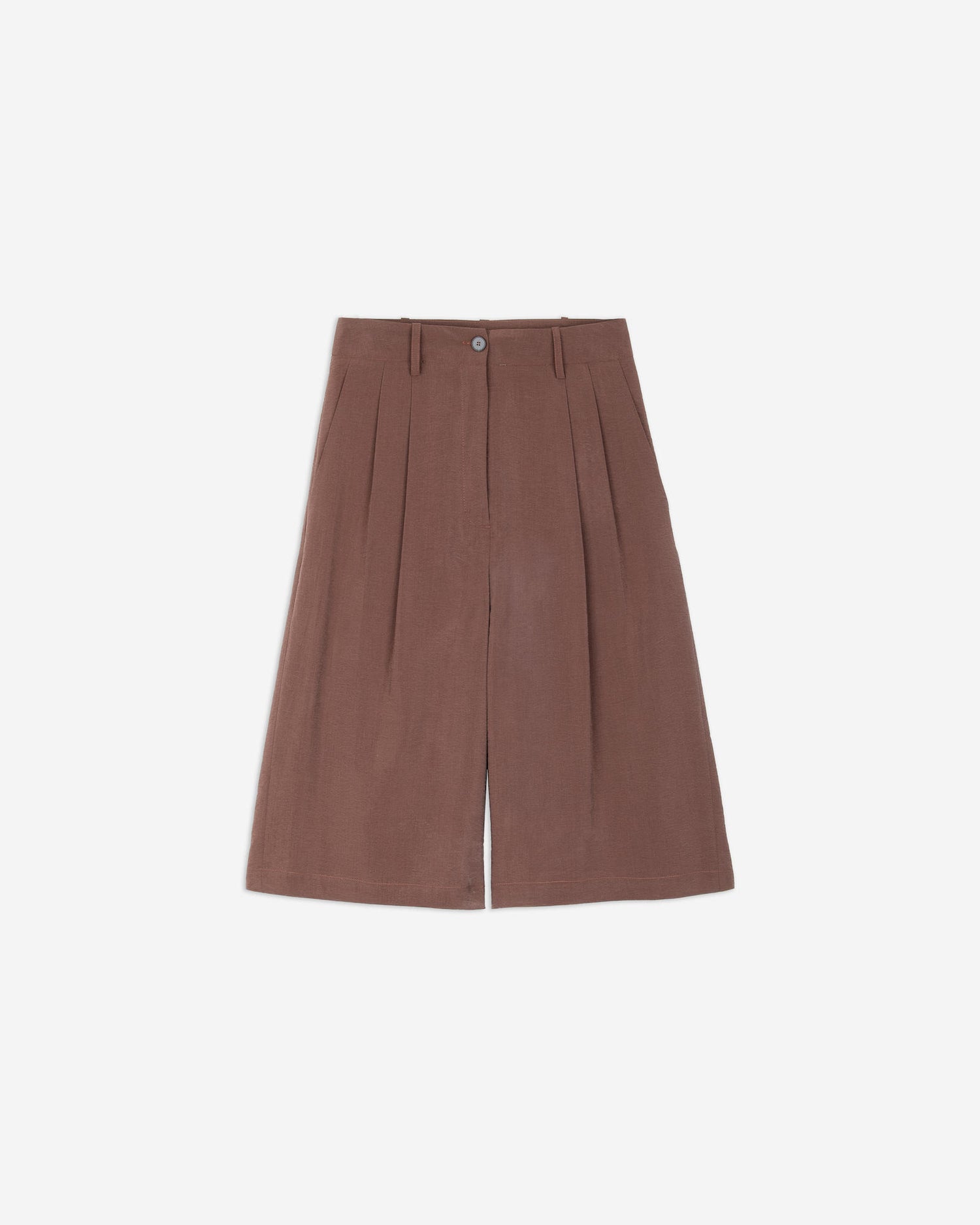 SILK TAILORED BERMUDA SHORTS