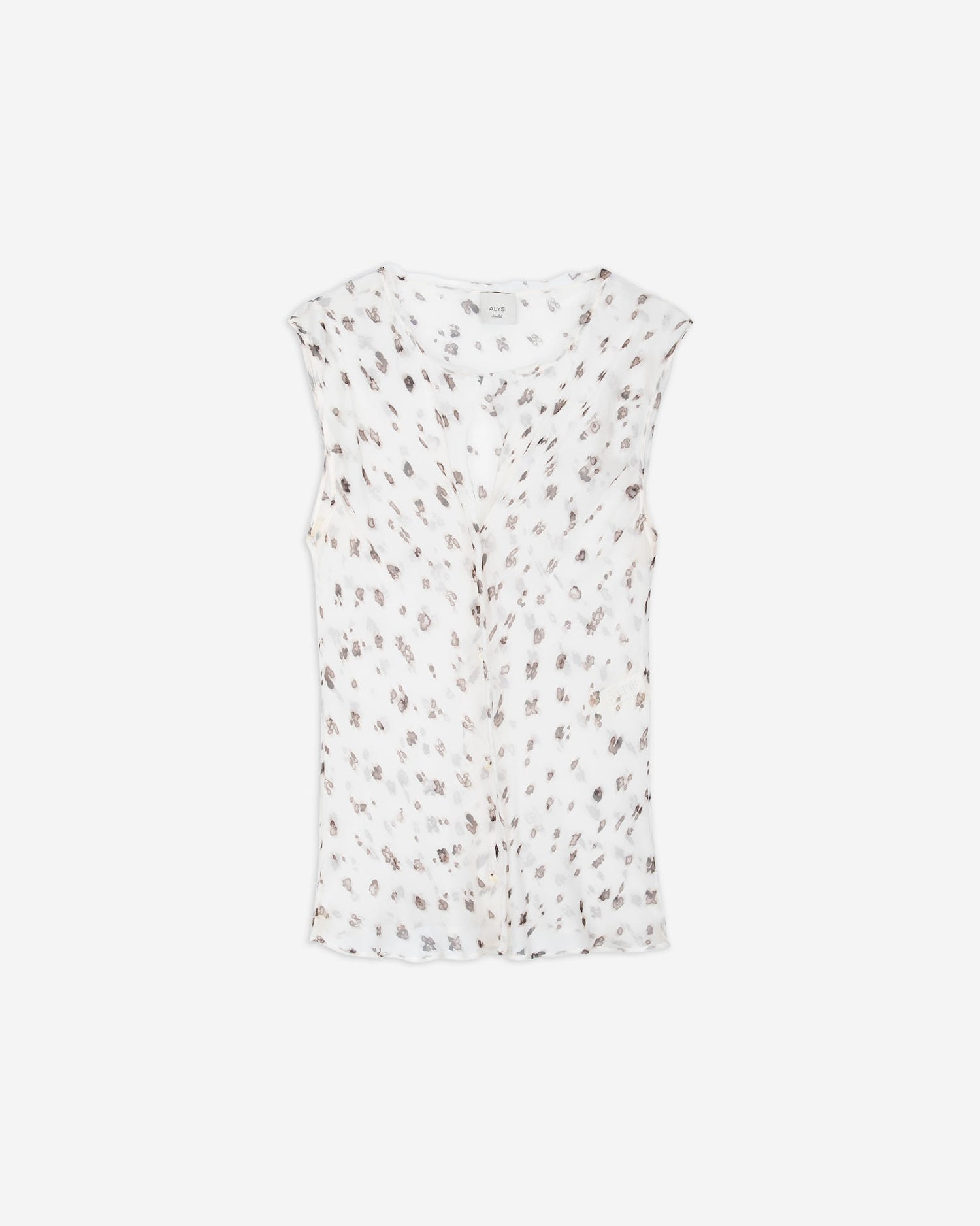 PRINTED CHIFFON BLOUSE