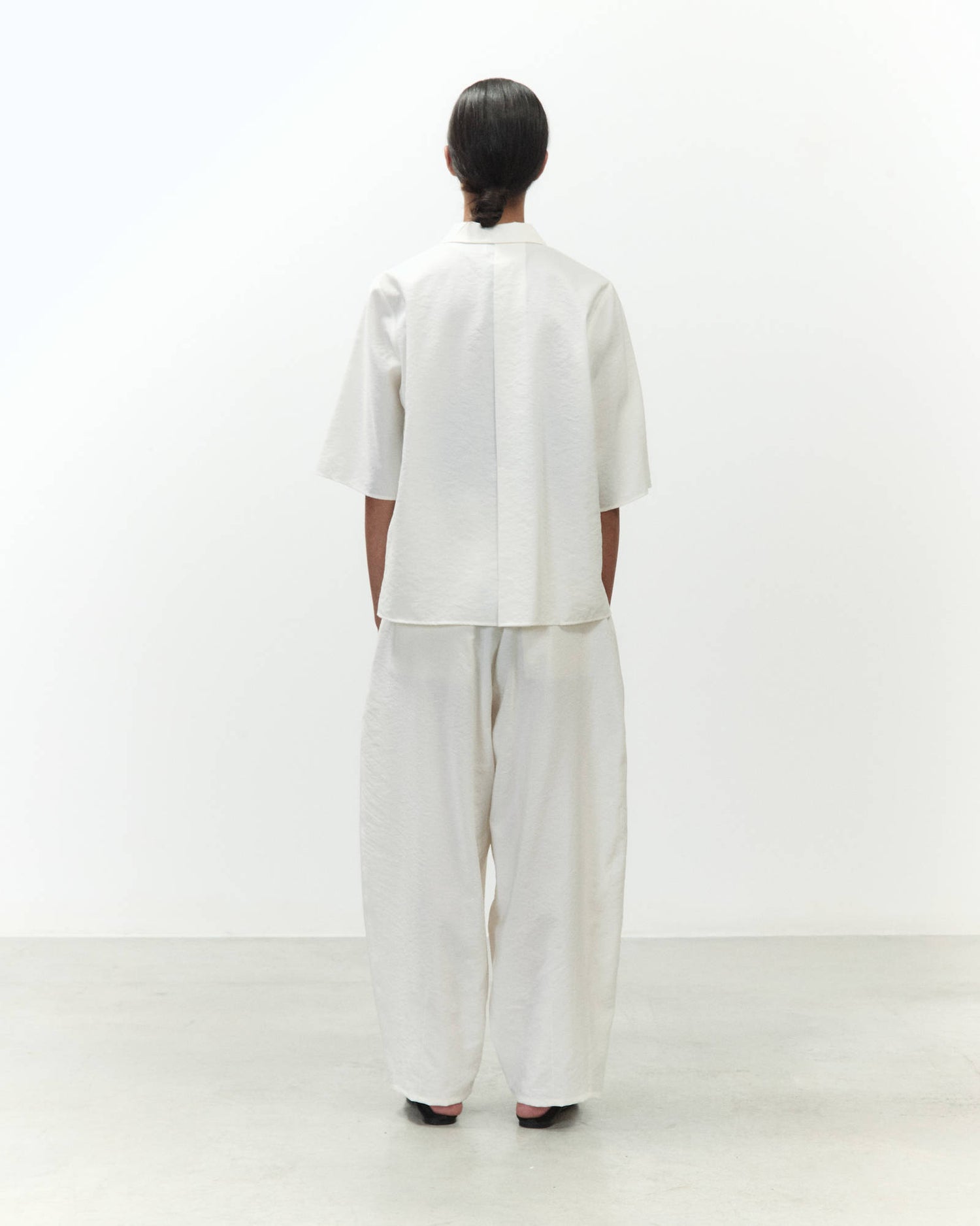 SILK CANVAS SHIRT