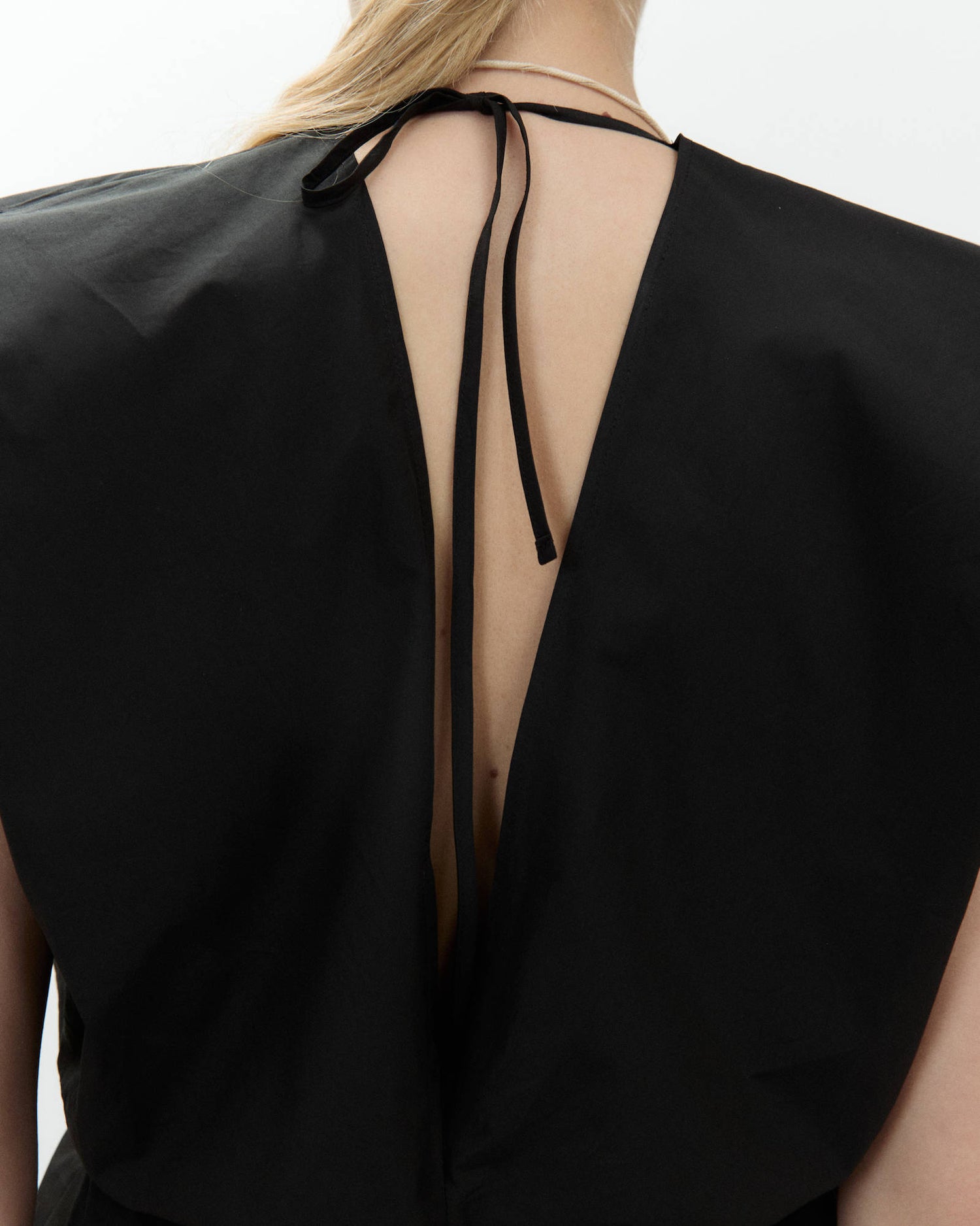 LONG POPLIN DRESS