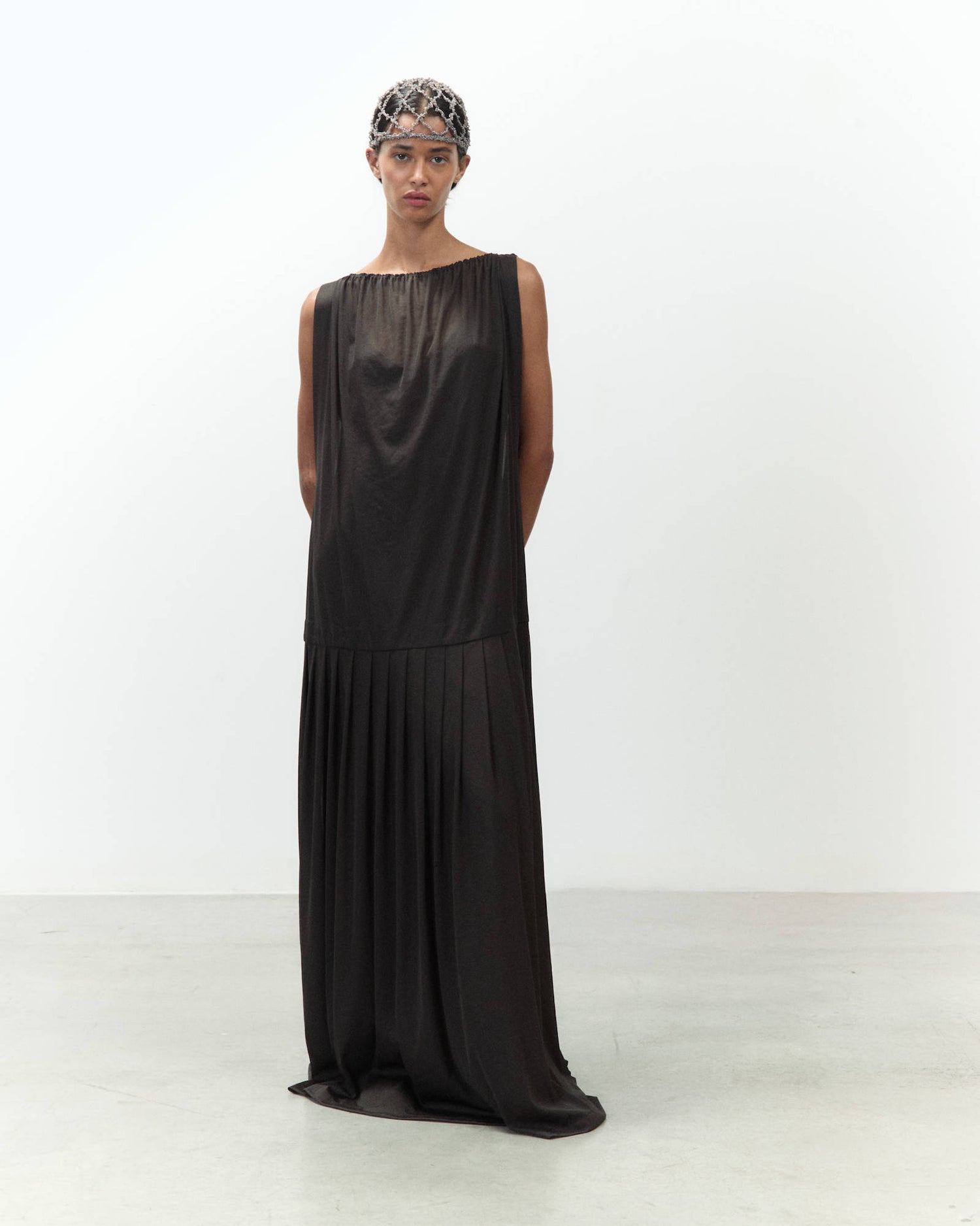 LONG LIGHT JERSEY DRESS