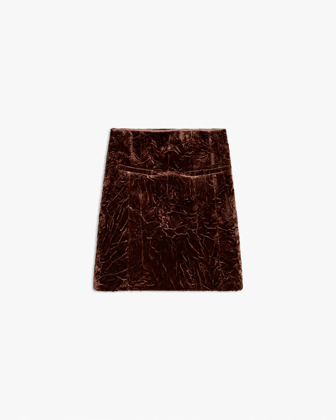 MINIGONNA VELLUTO CRINKLE