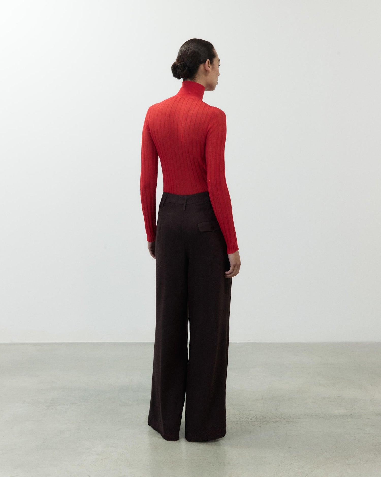 PANTALONE EFFETTO CAMOSCIO