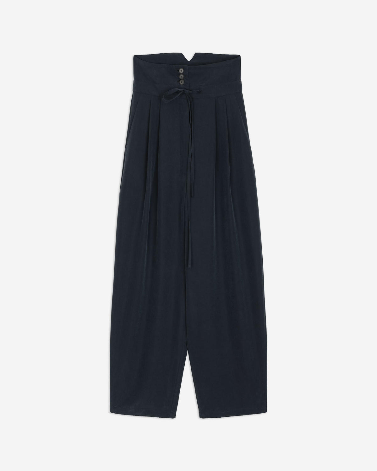 PANTALONE VITA ALTA CON FASCIA
