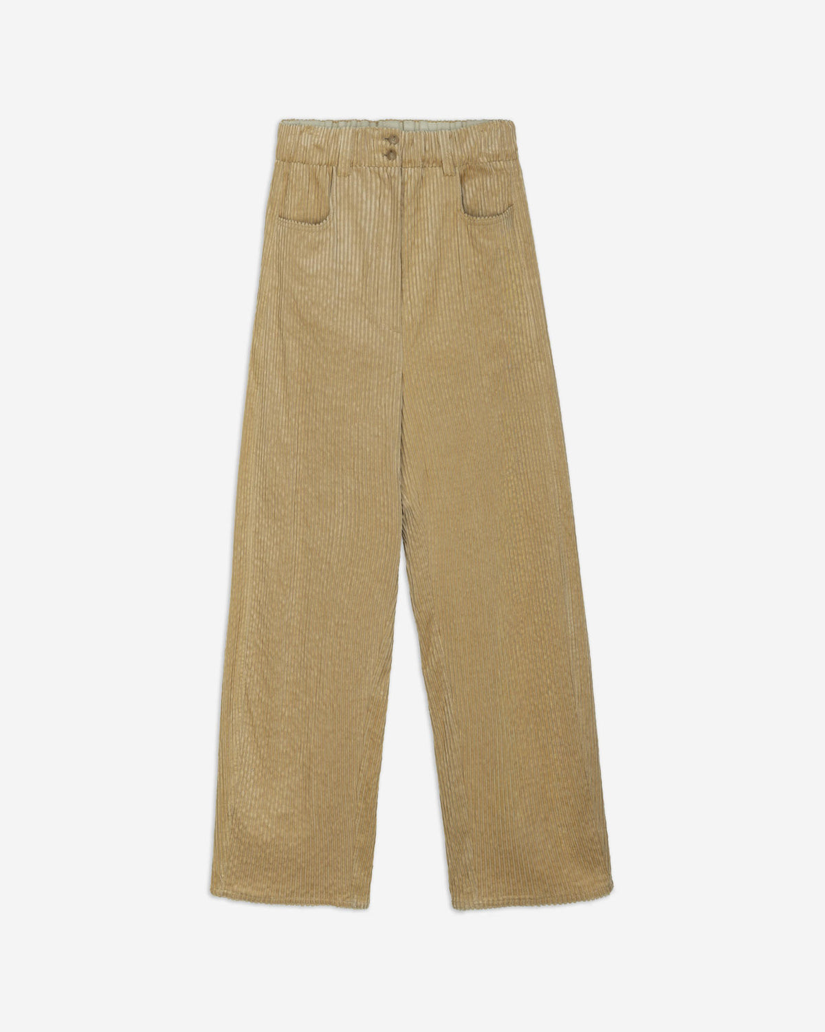 PANTALONE BARREL IN VELLUTO