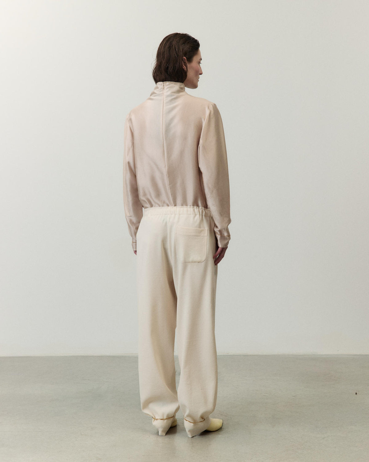 PANT STRETCH WOOL BARREL C/CAV