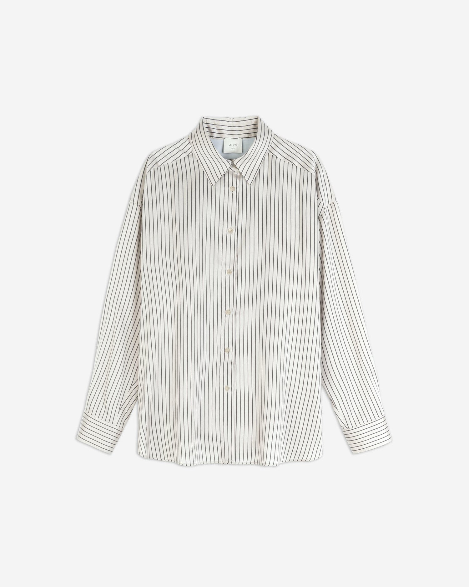 CAMICIA OVERSIZE A RIGHE