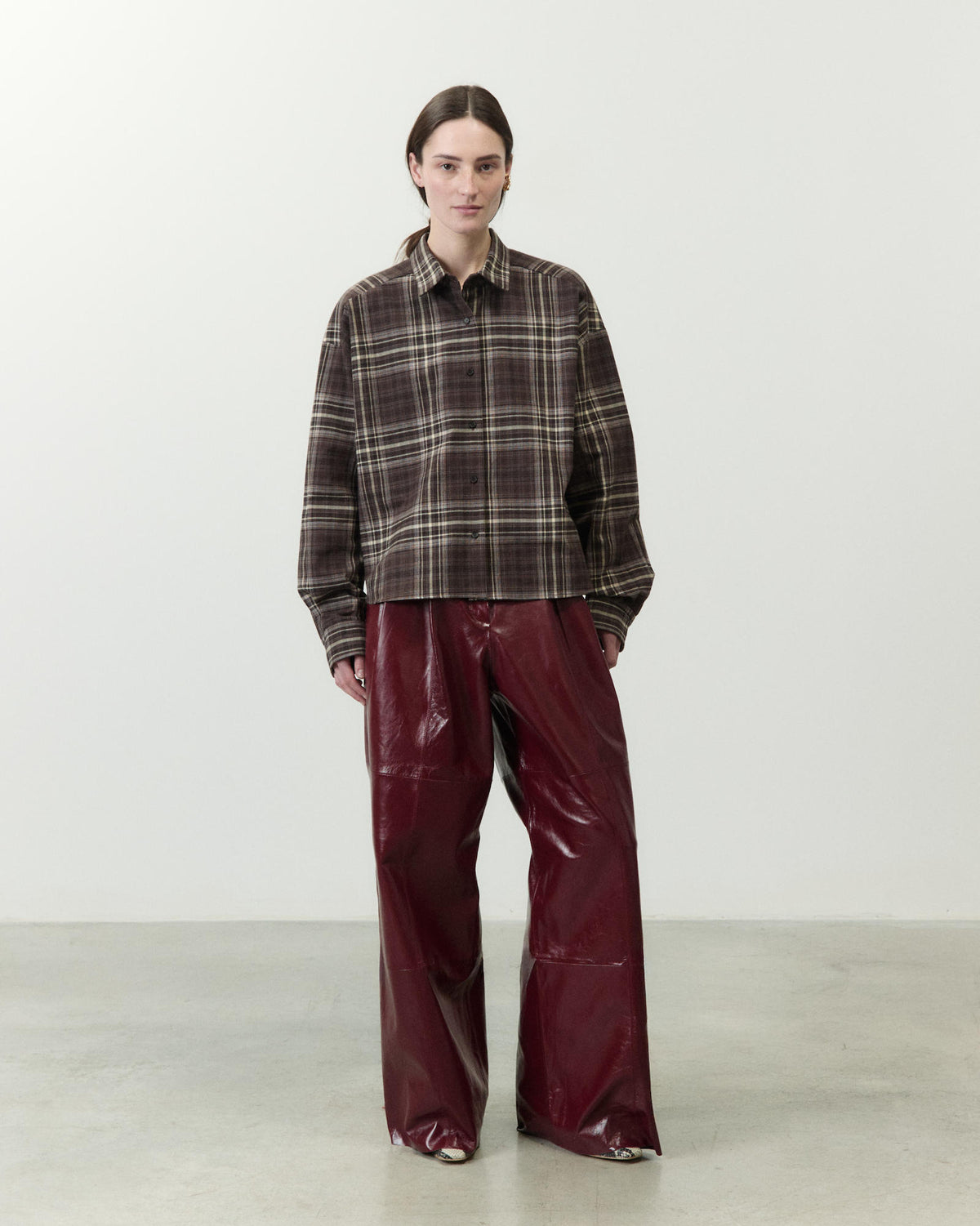CAMICIA IN COTONE TARTAN