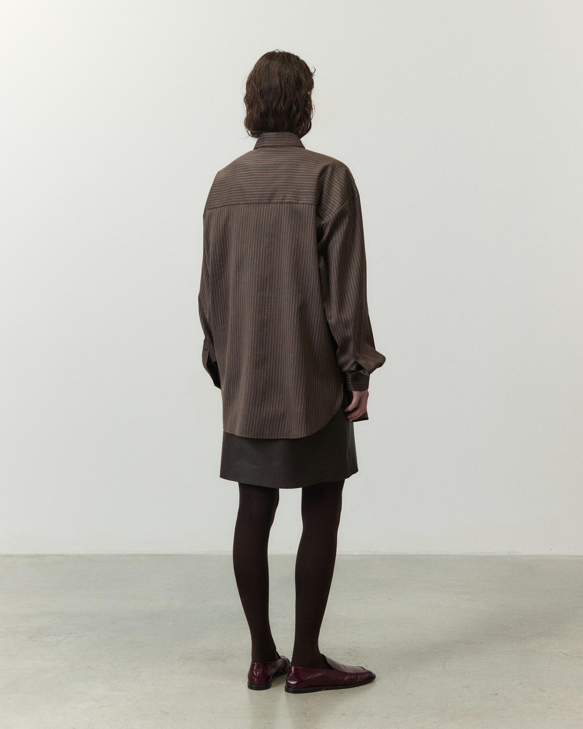 CAMICIA OVERSIZE RIGHE