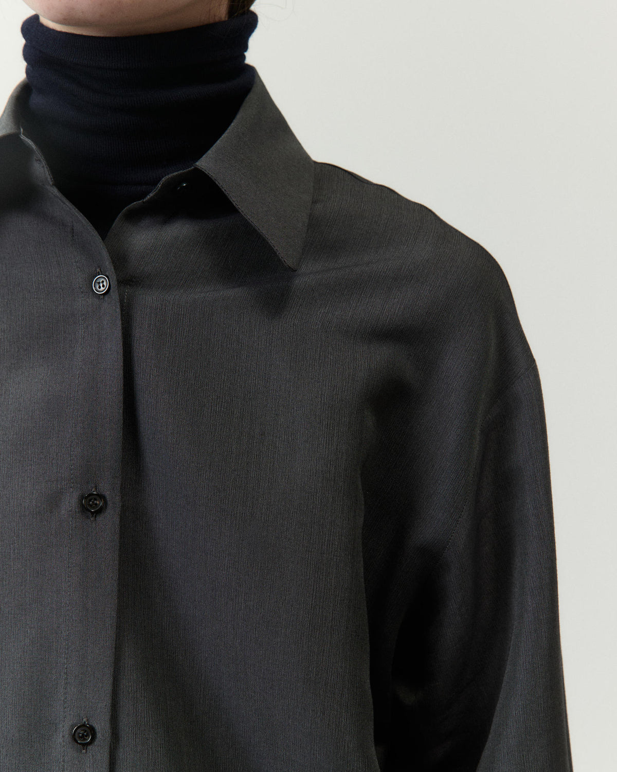 CAMICIA OVERSIZE SATIN