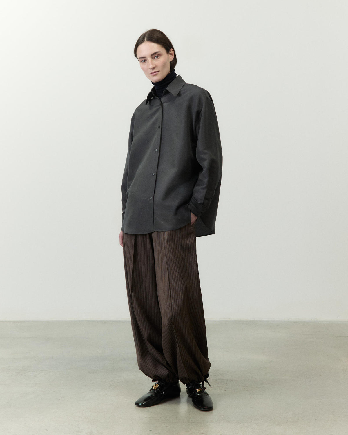 CAMICIA OVERSIZE SATIN